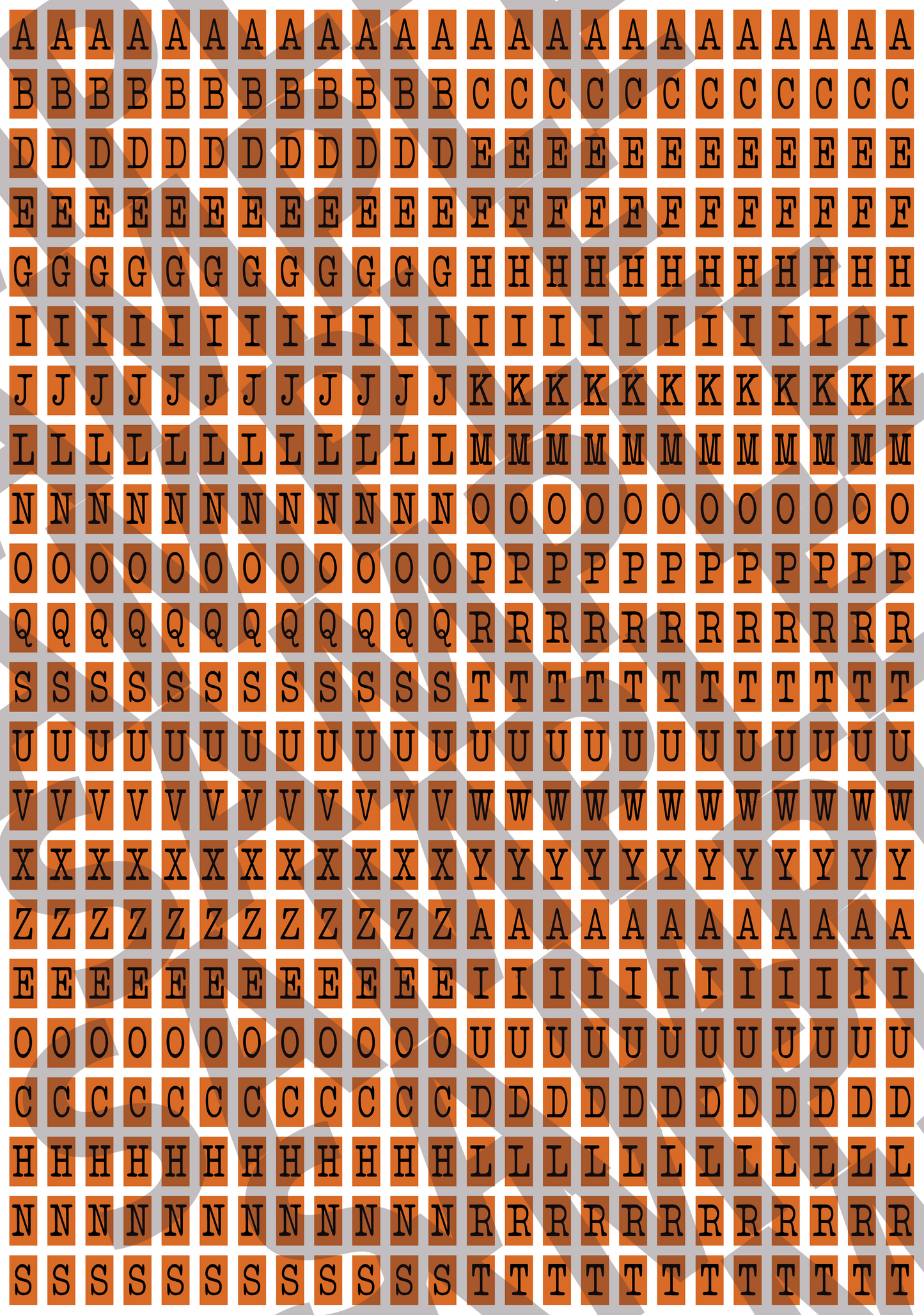 Tiny Letters & Numbers