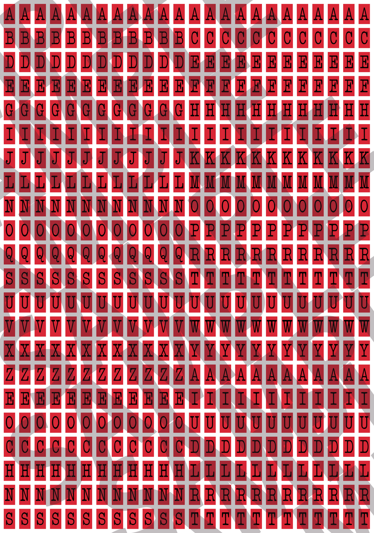 Tiny Letters & Numbers