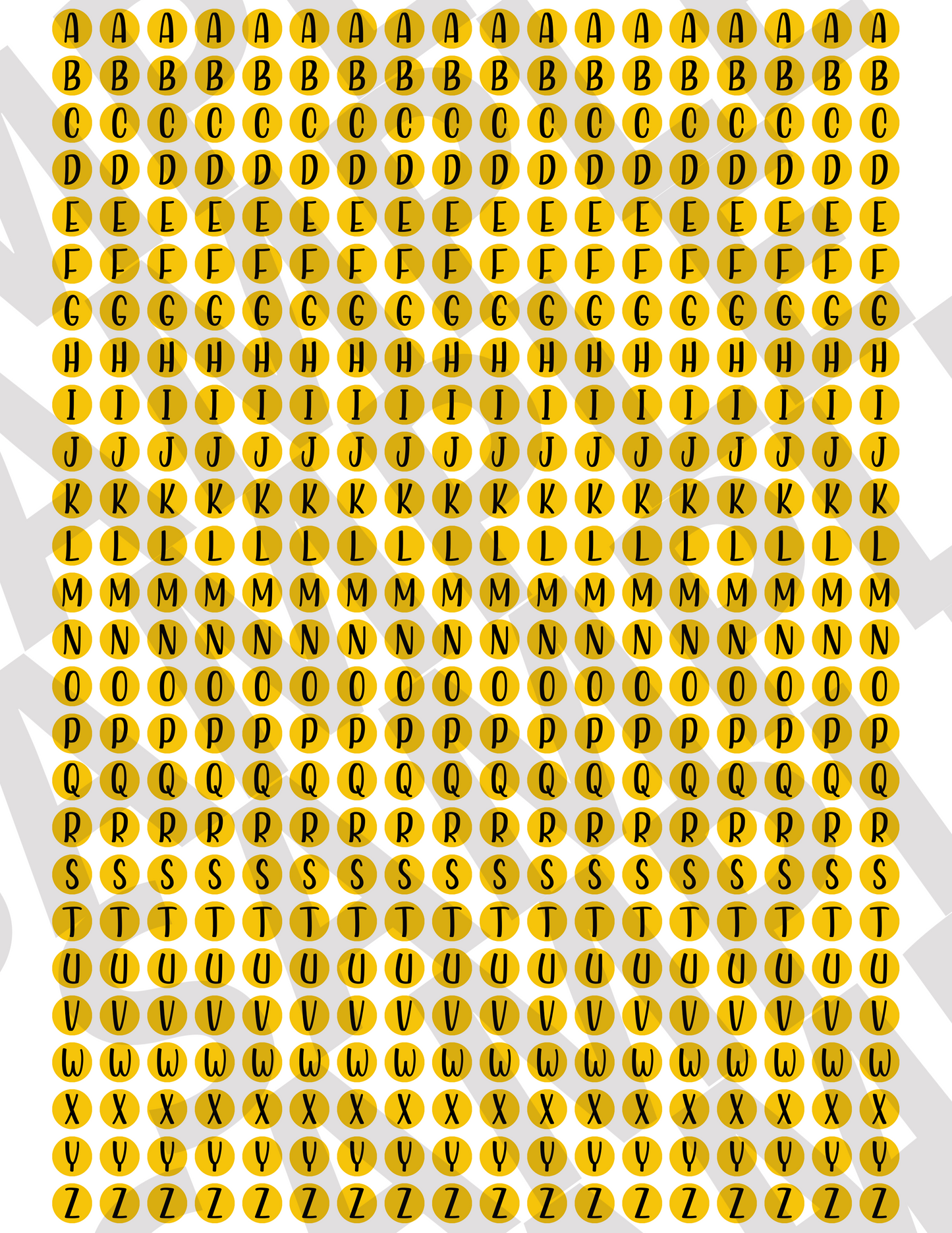 Circle Letters & Numbers