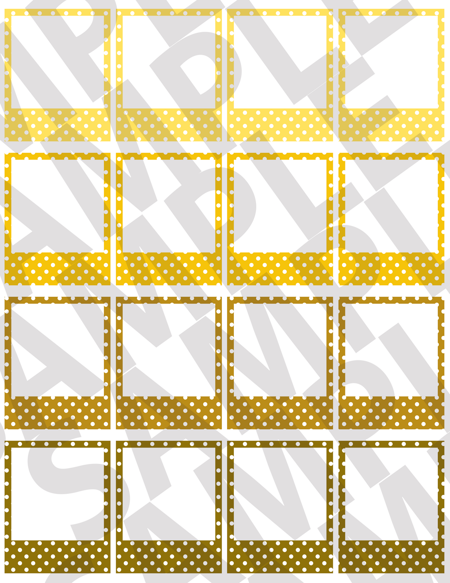 Polka-Dotted Small Frames