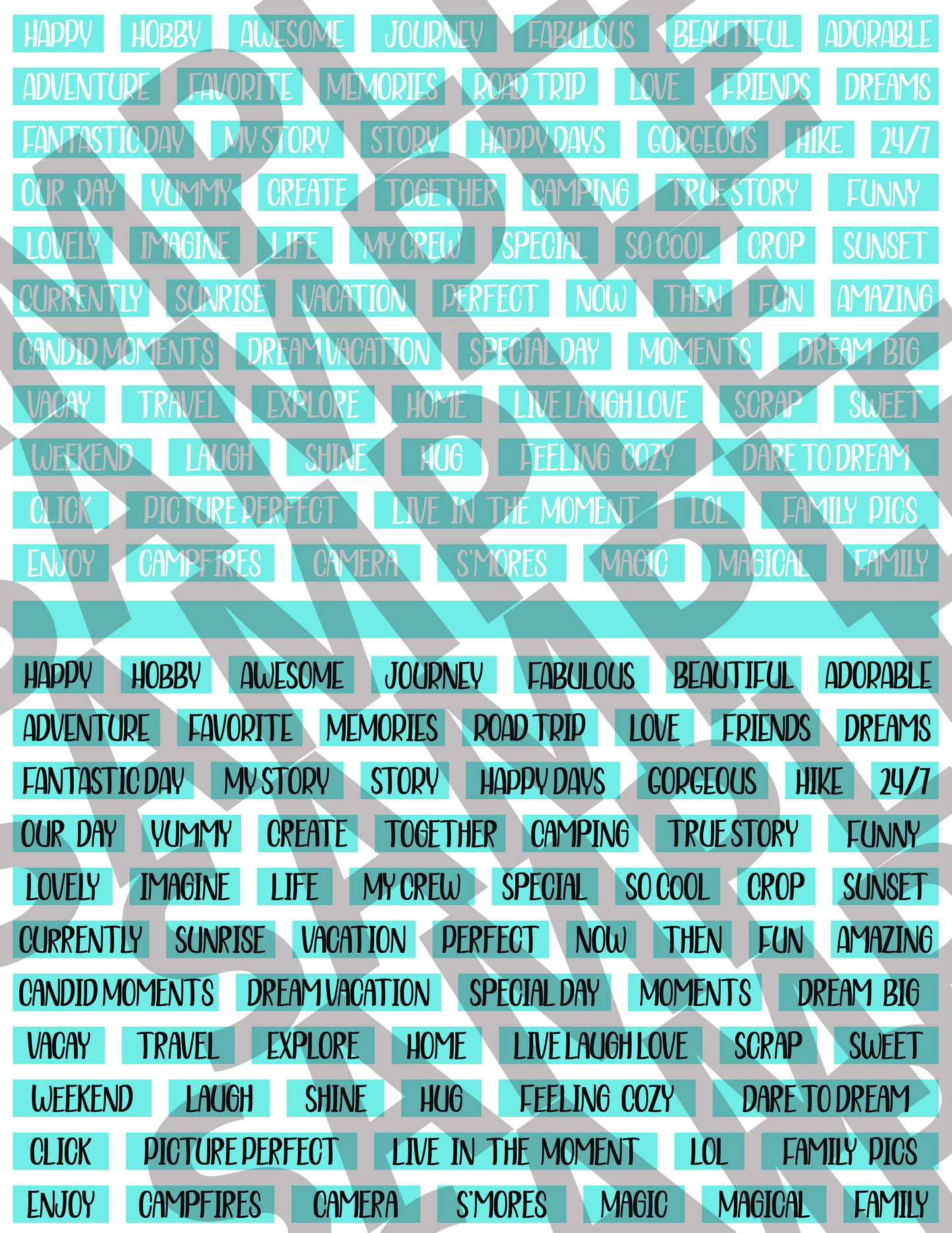 Scrapbooking Words
