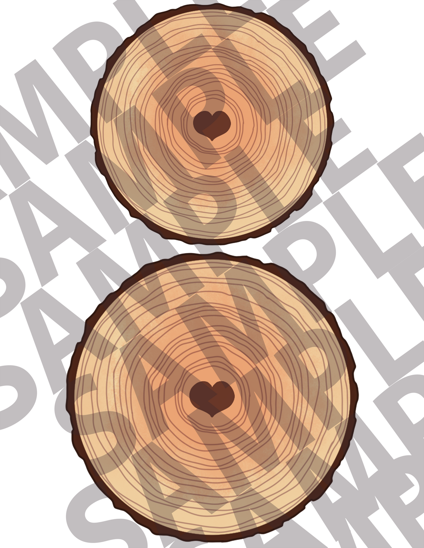 Wood Grain Slices