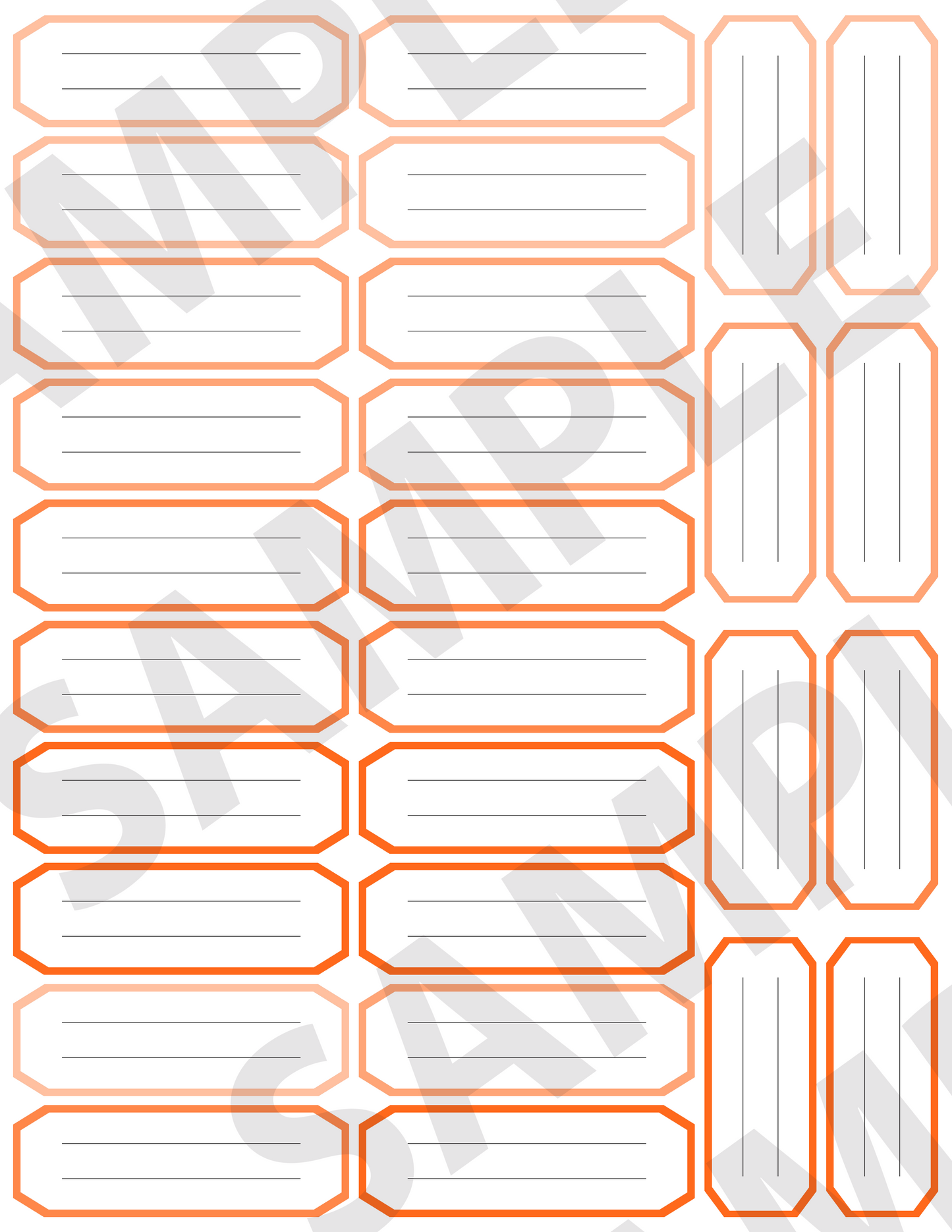 Journaling Labels
