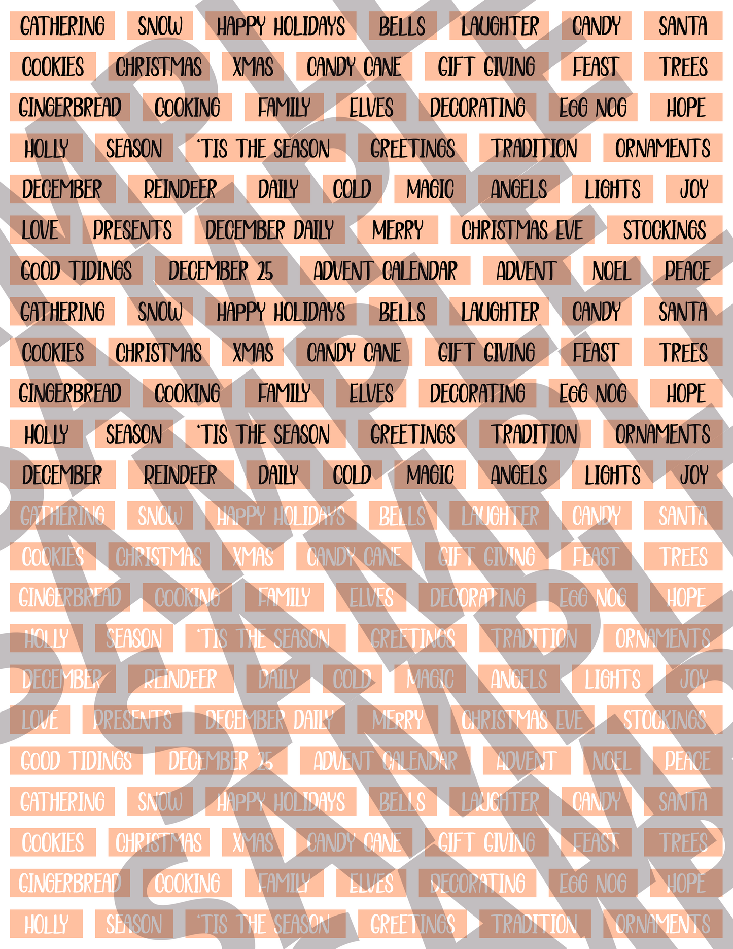 Christmas Words