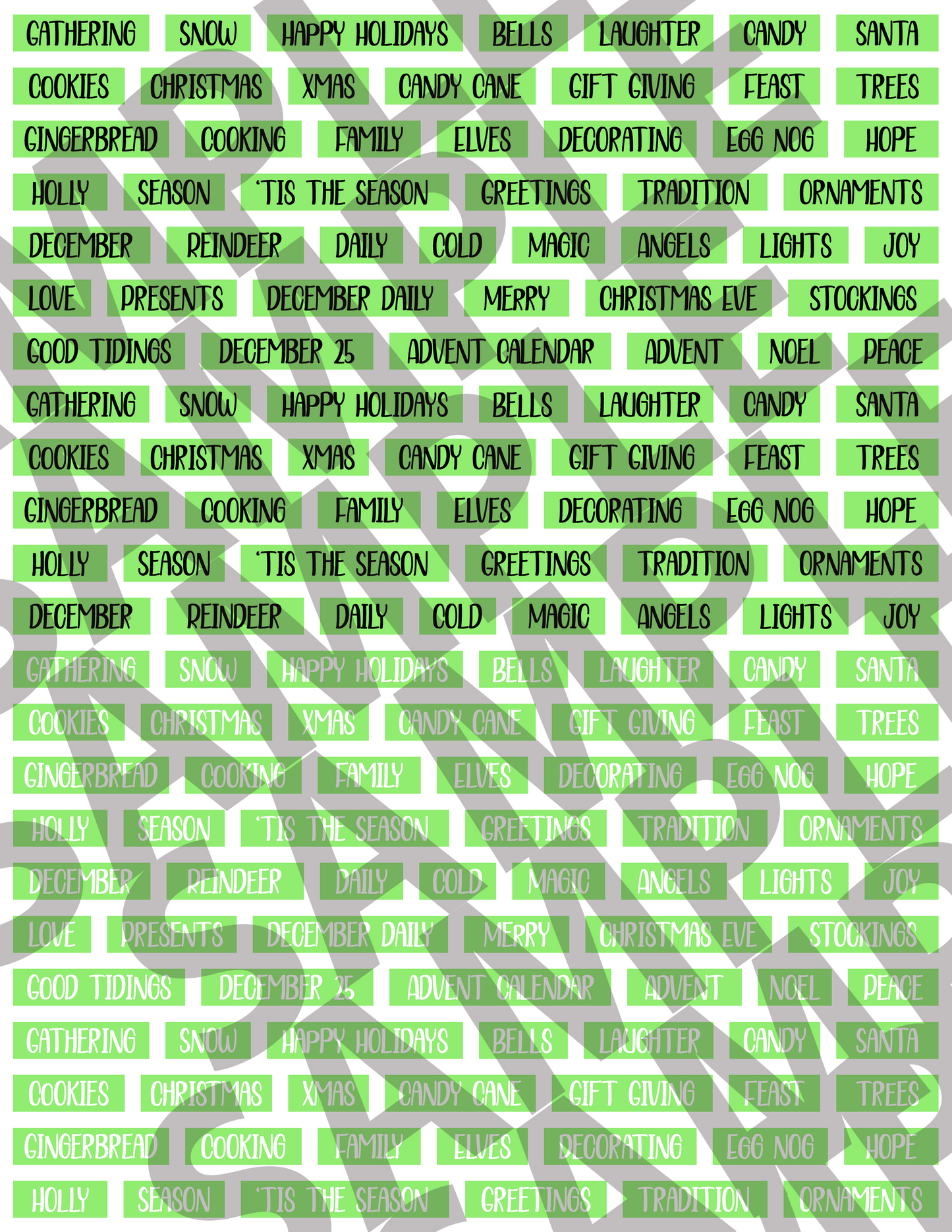 Christmas Words