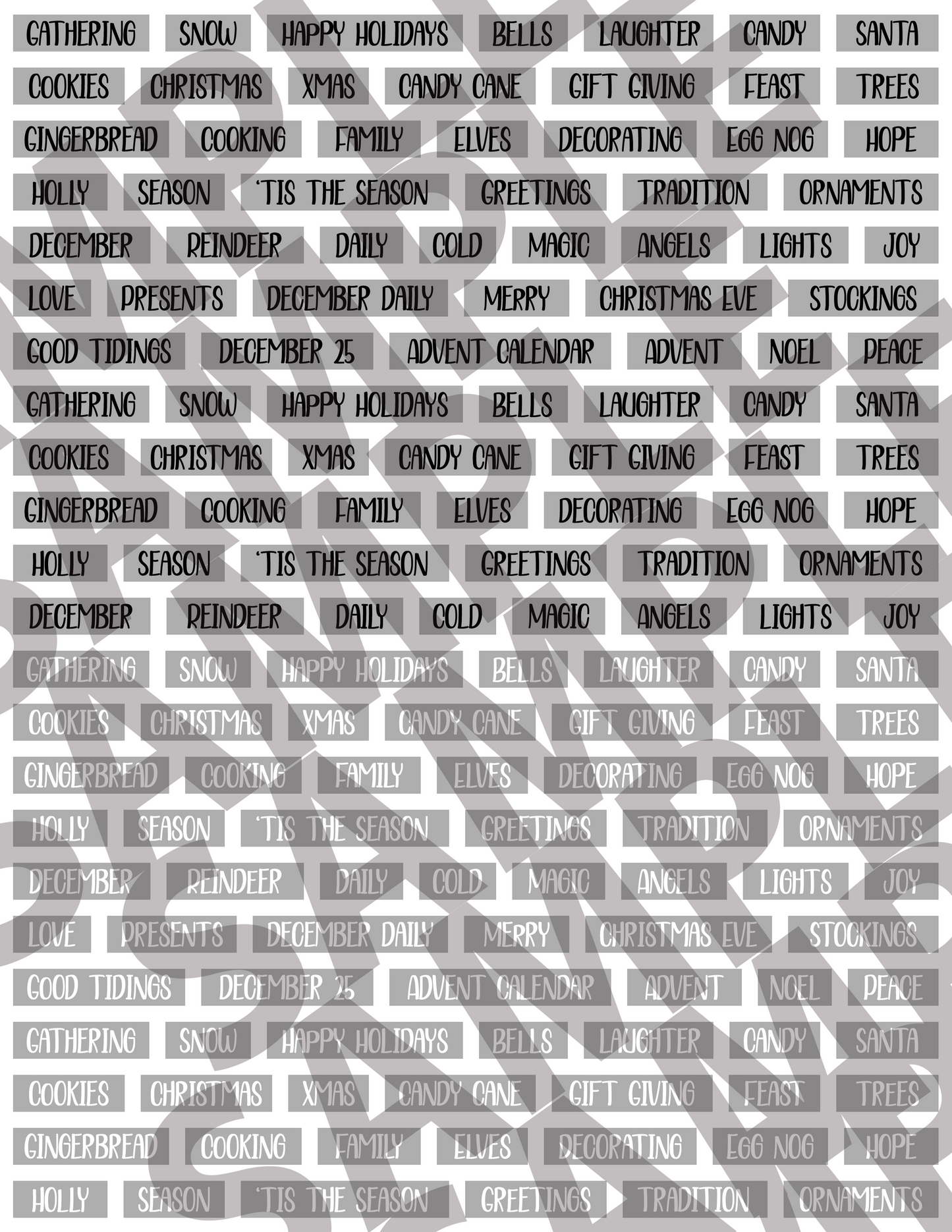 Christmas Words