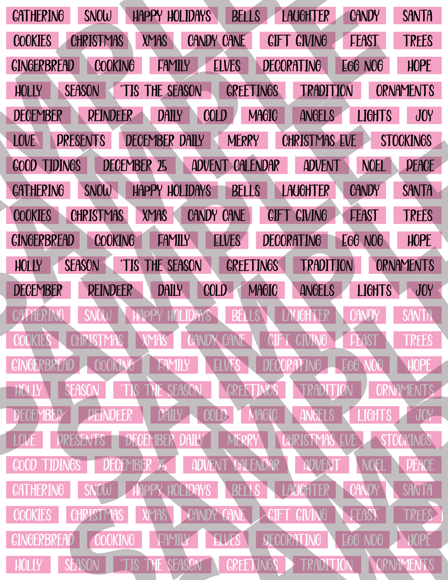 Christmas Words