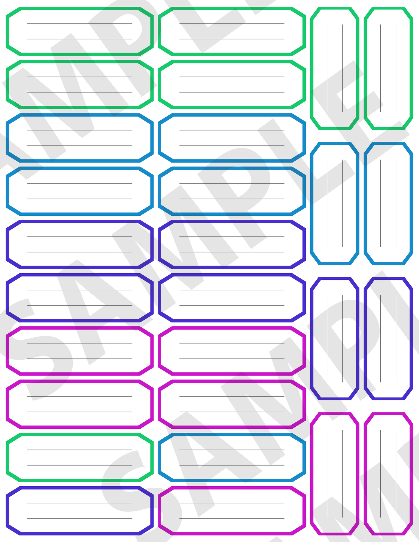 Journaling Labels