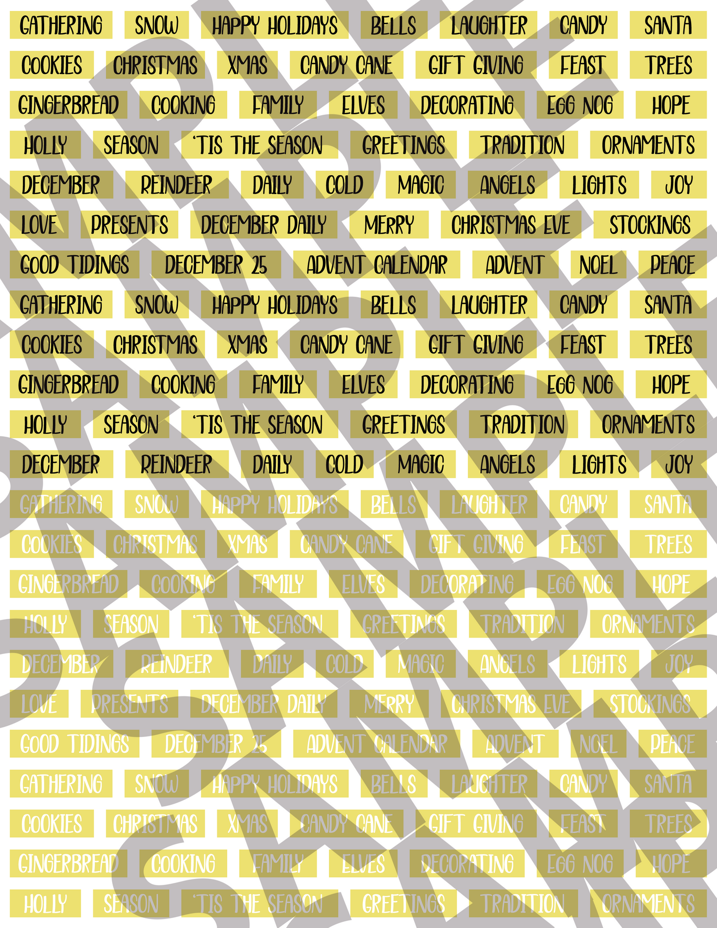 Christmas Words