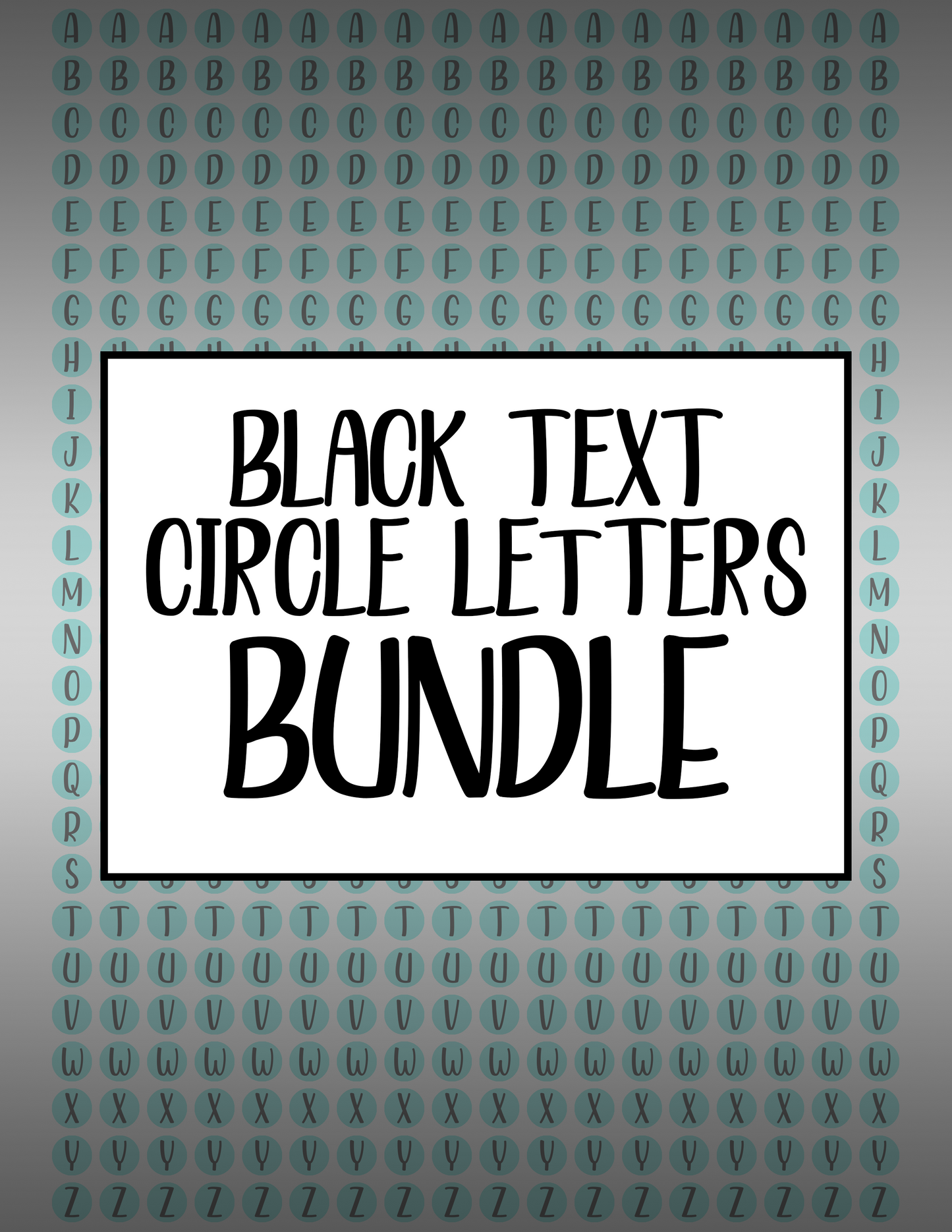 Circle Letters & Numbers