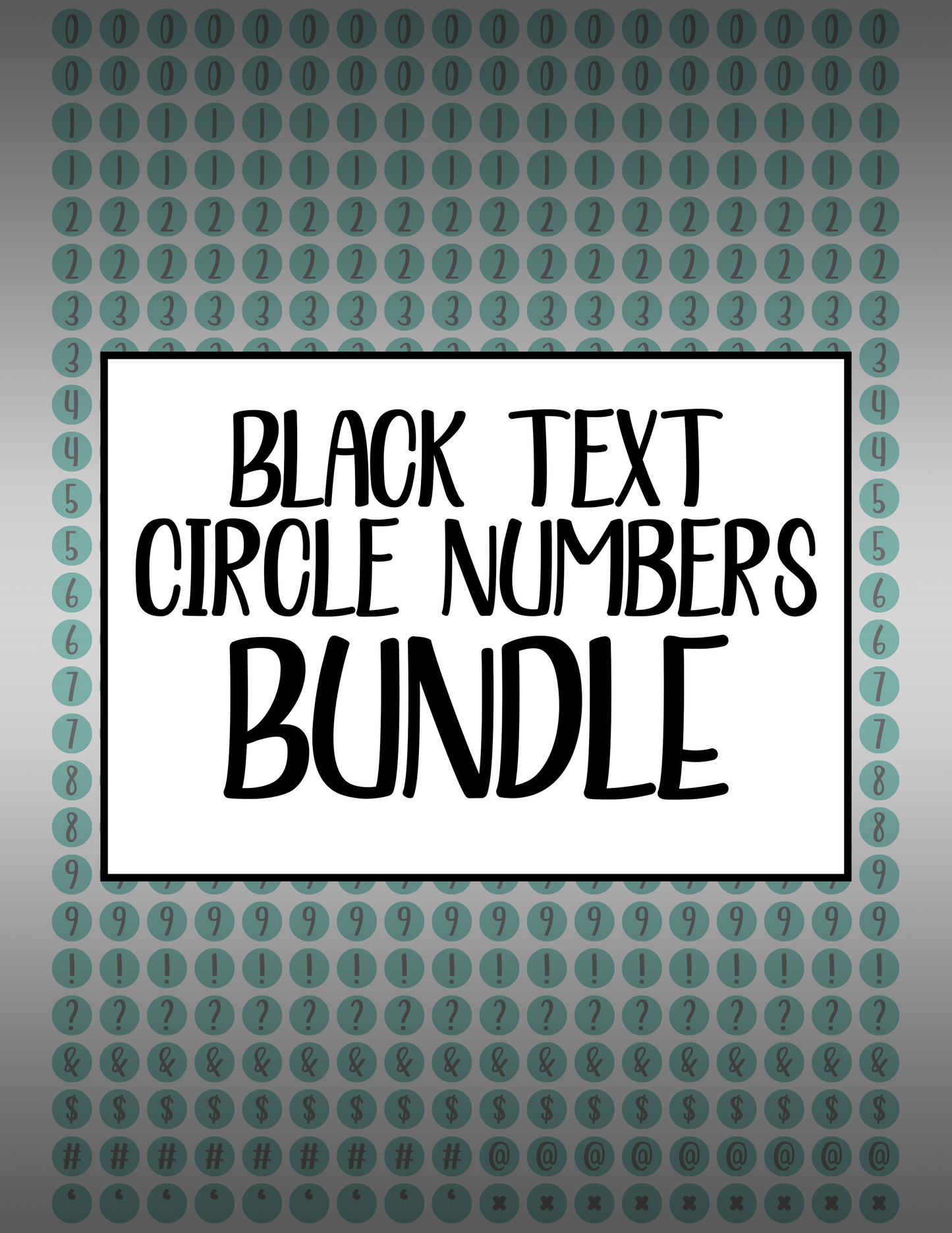 Circle Letters & Numbers