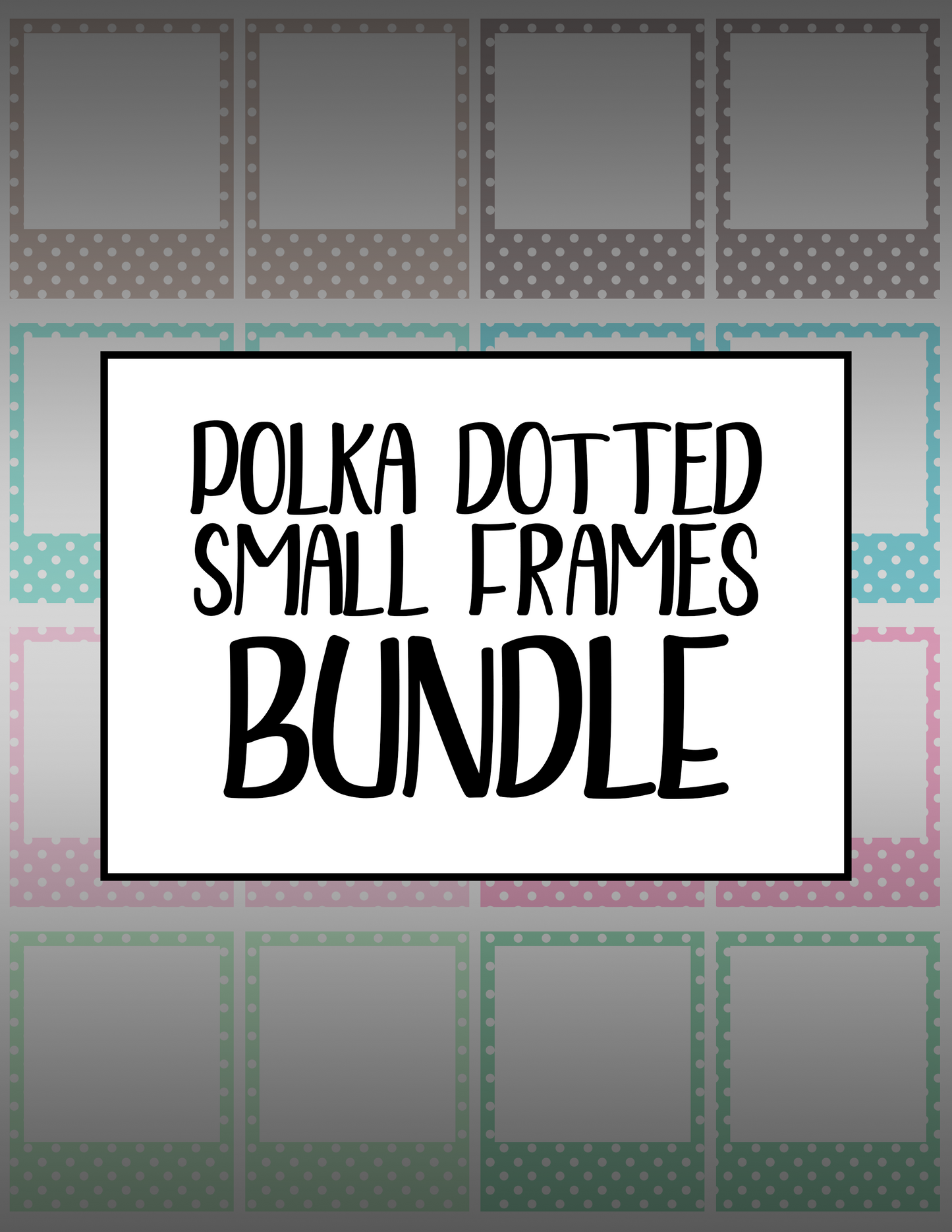 Polka-Dotted Small Frames