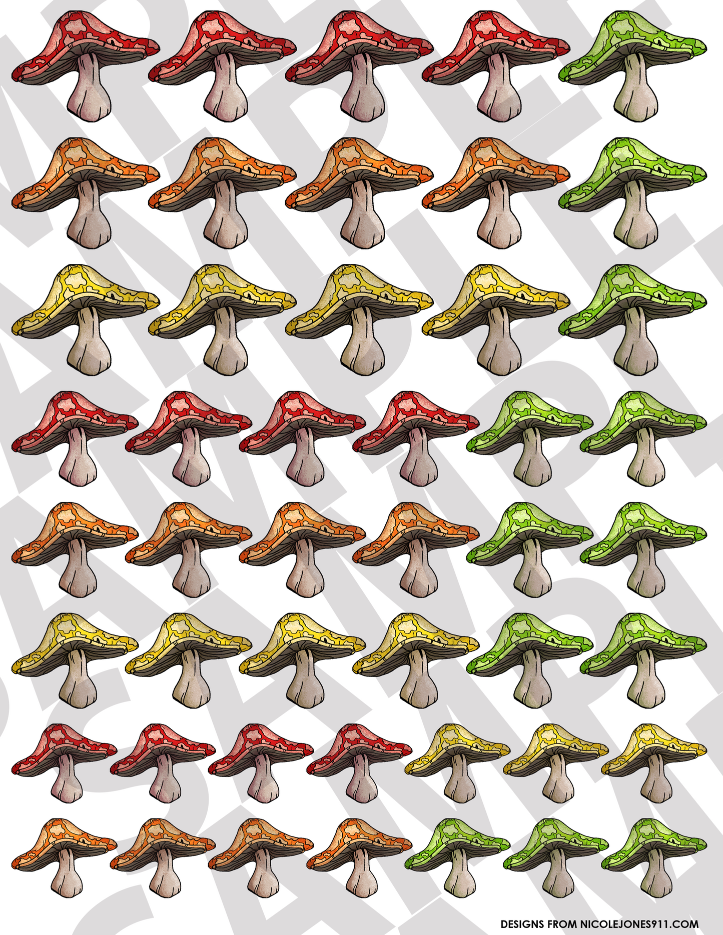 Small Mushrooms