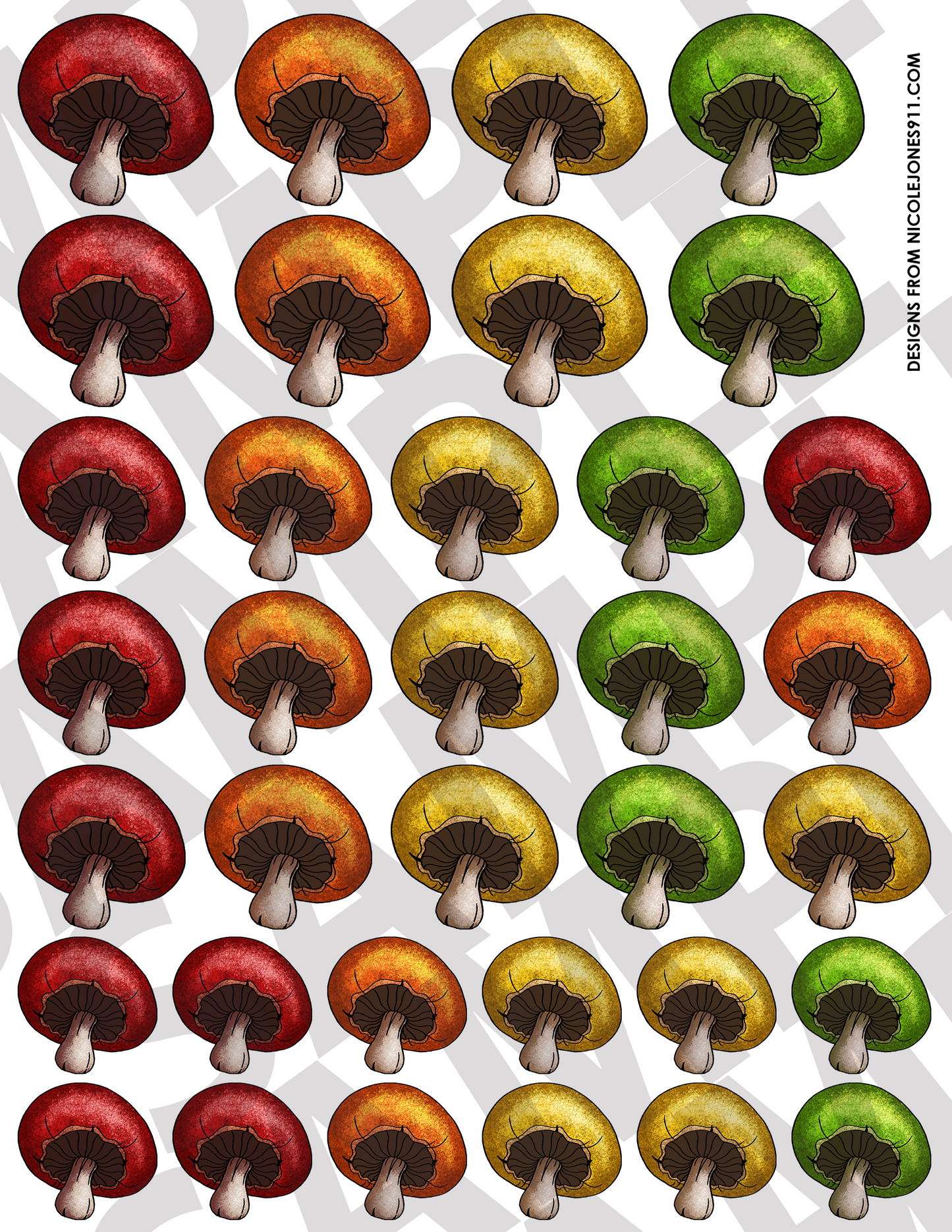 Small Mushrooms