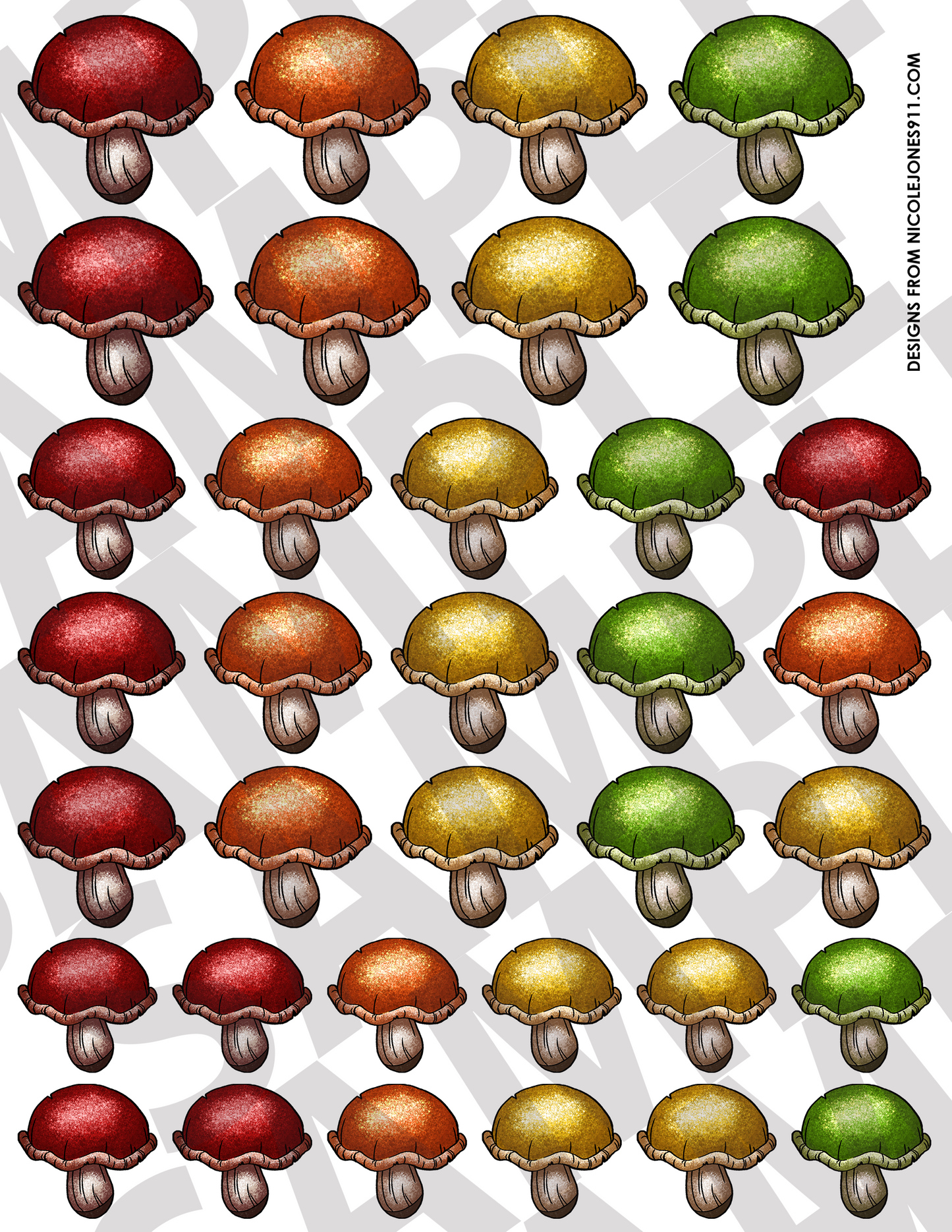 Small Mushrooms
