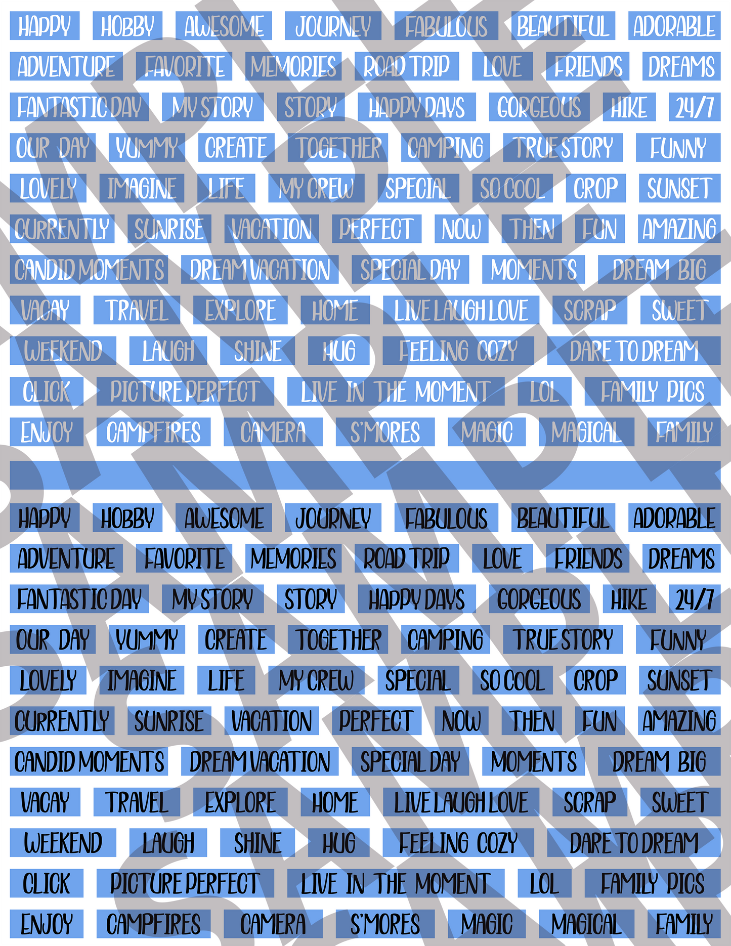Scrapbooking Words