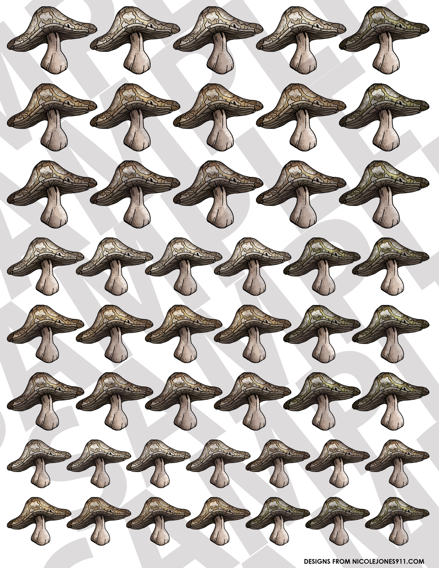 Small Mushrooms