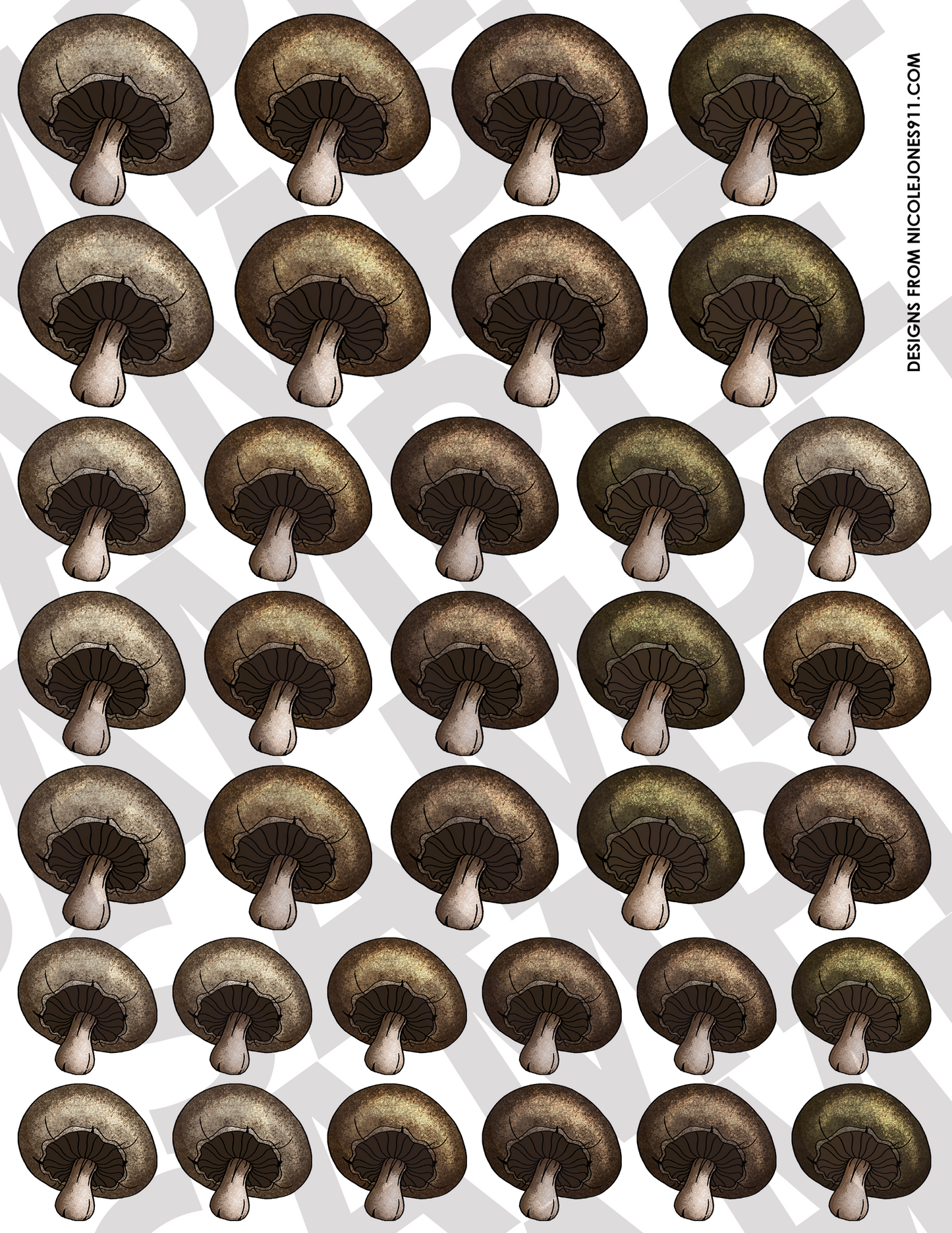 Small Mushrooms