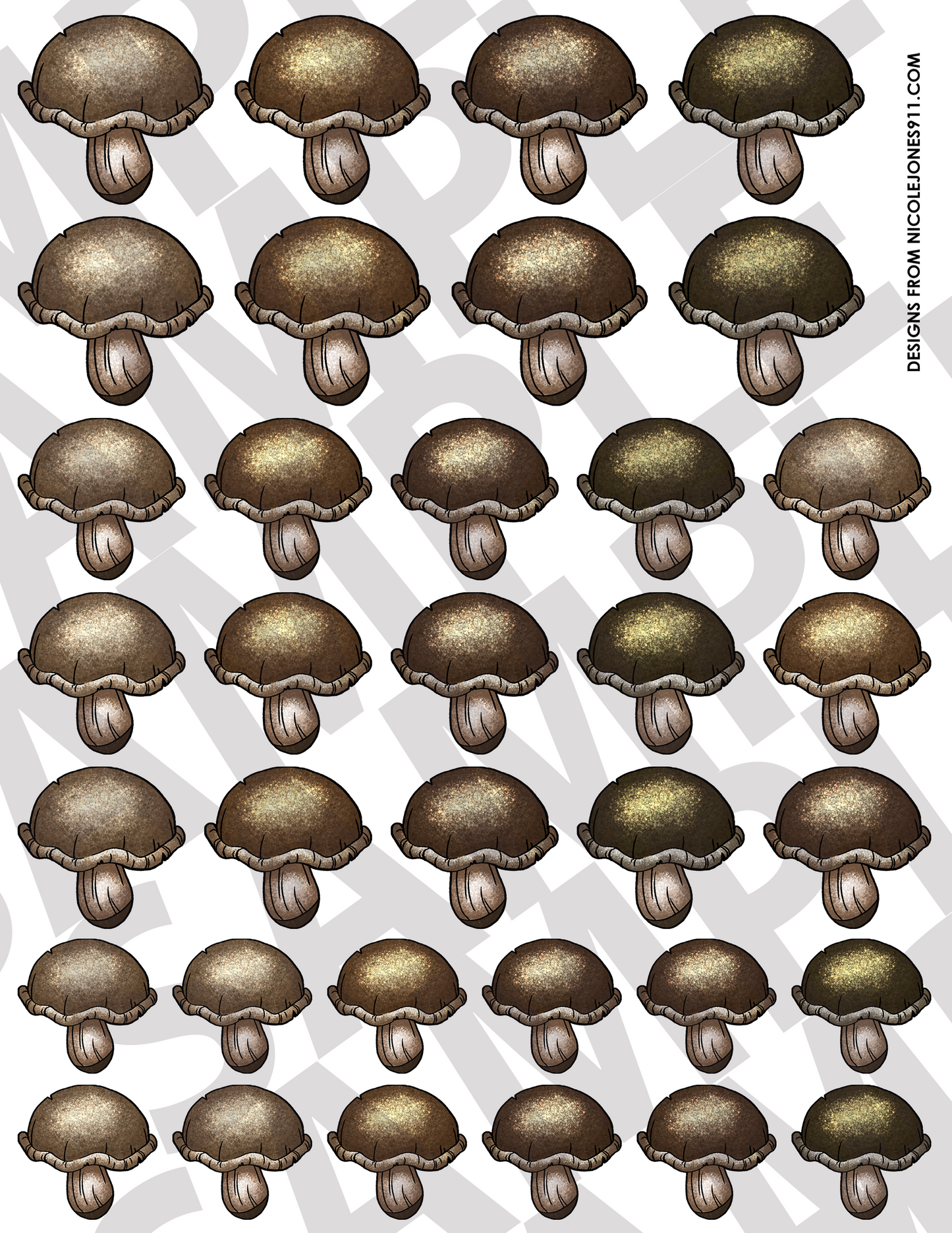 Small Mushrooms