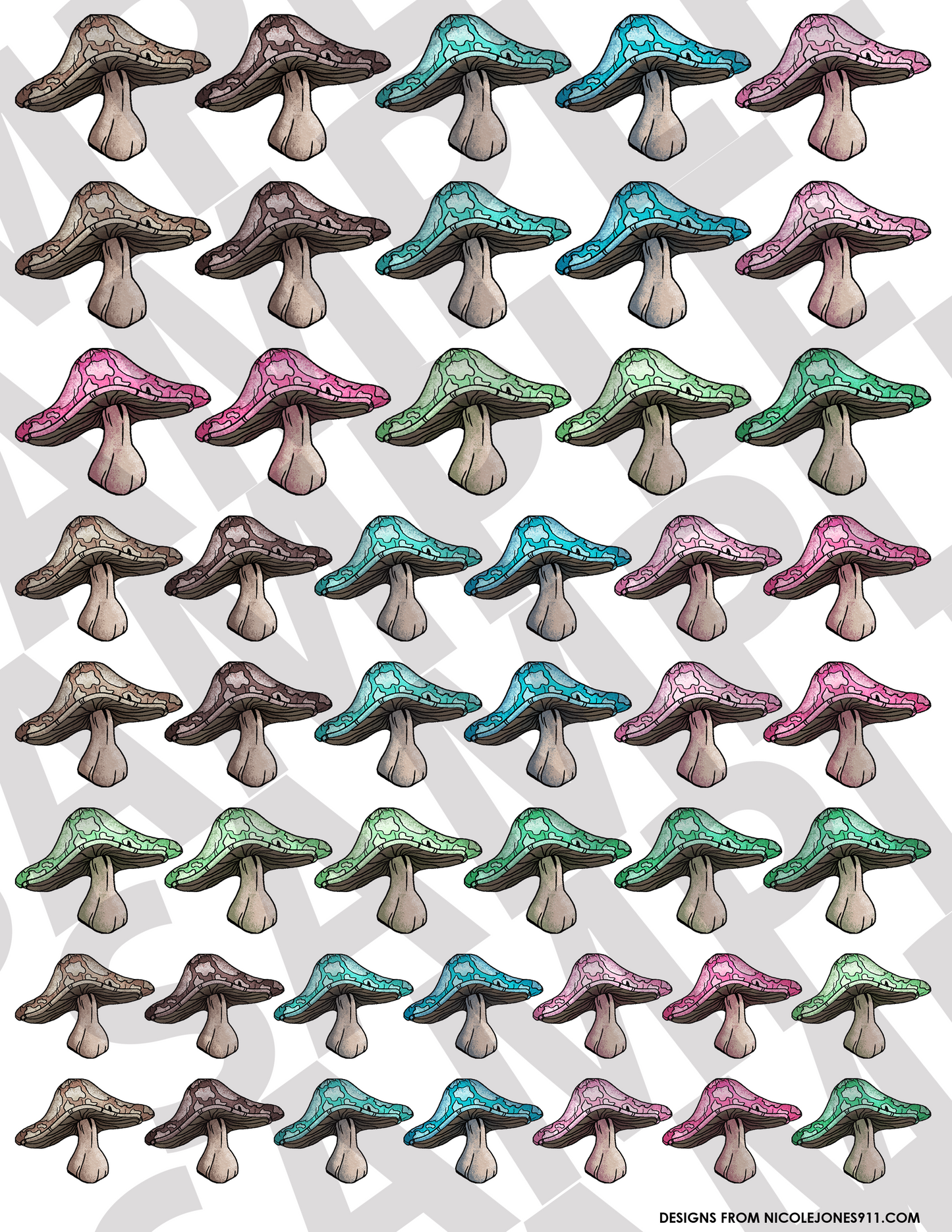 Small Mushrooms