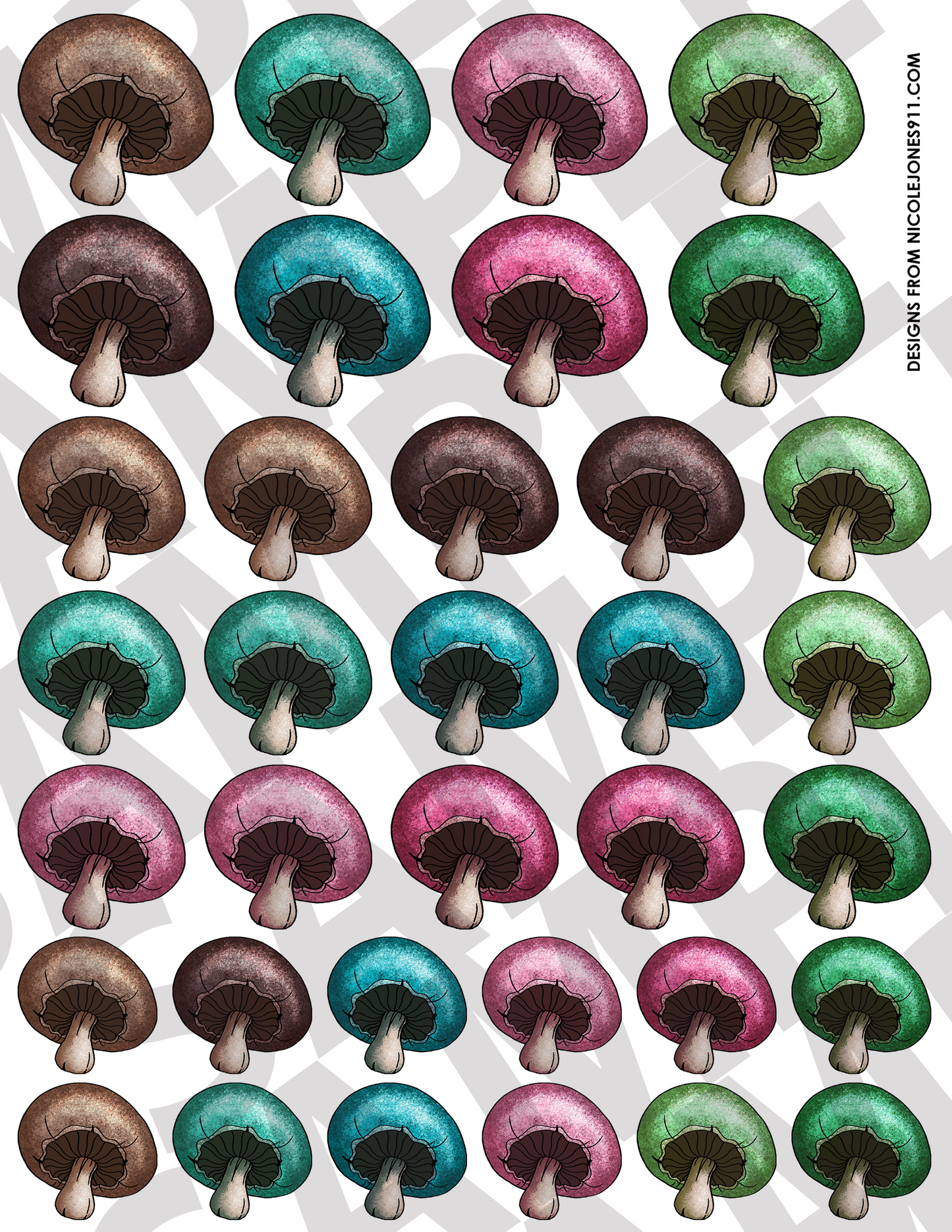 Small Mushrooms