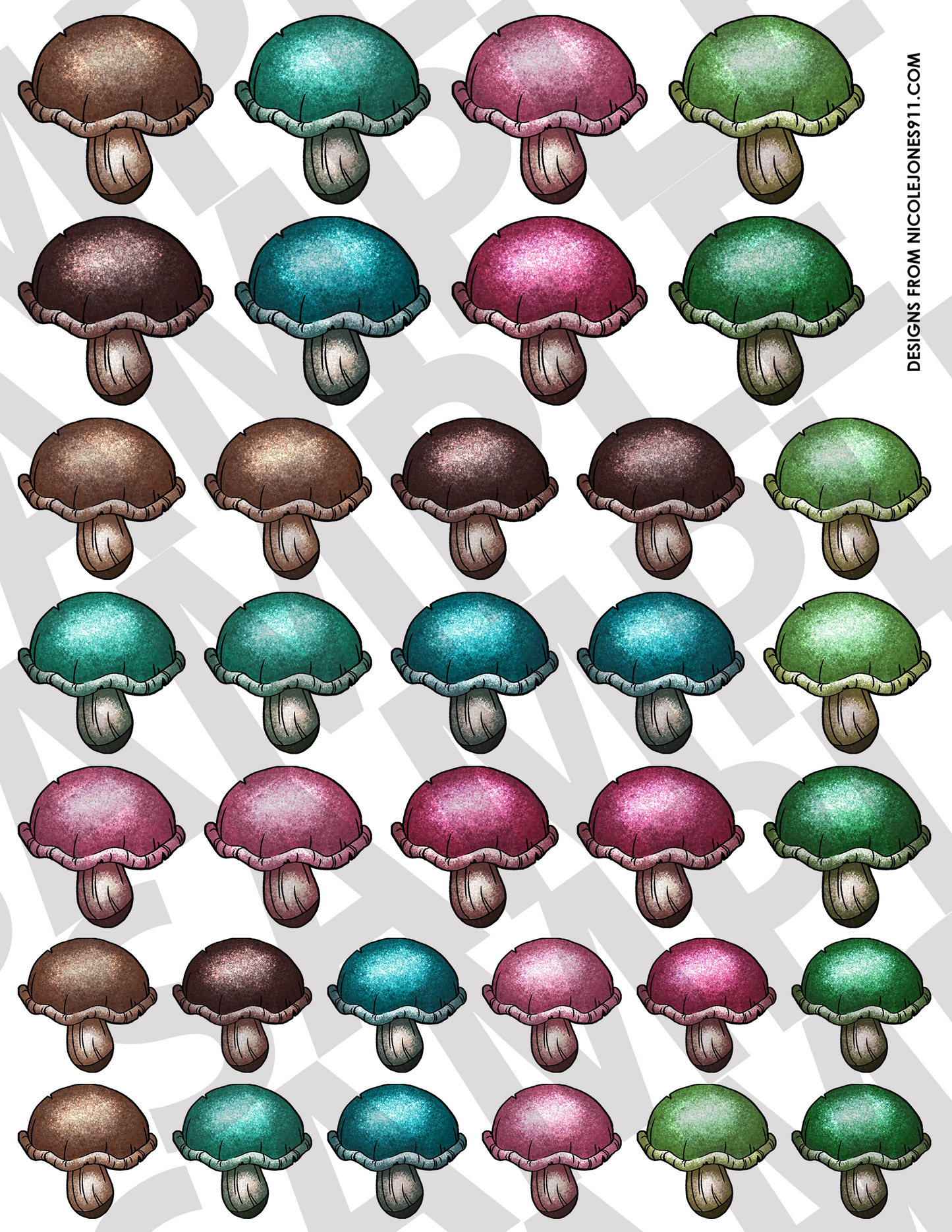 Small Mushrooms