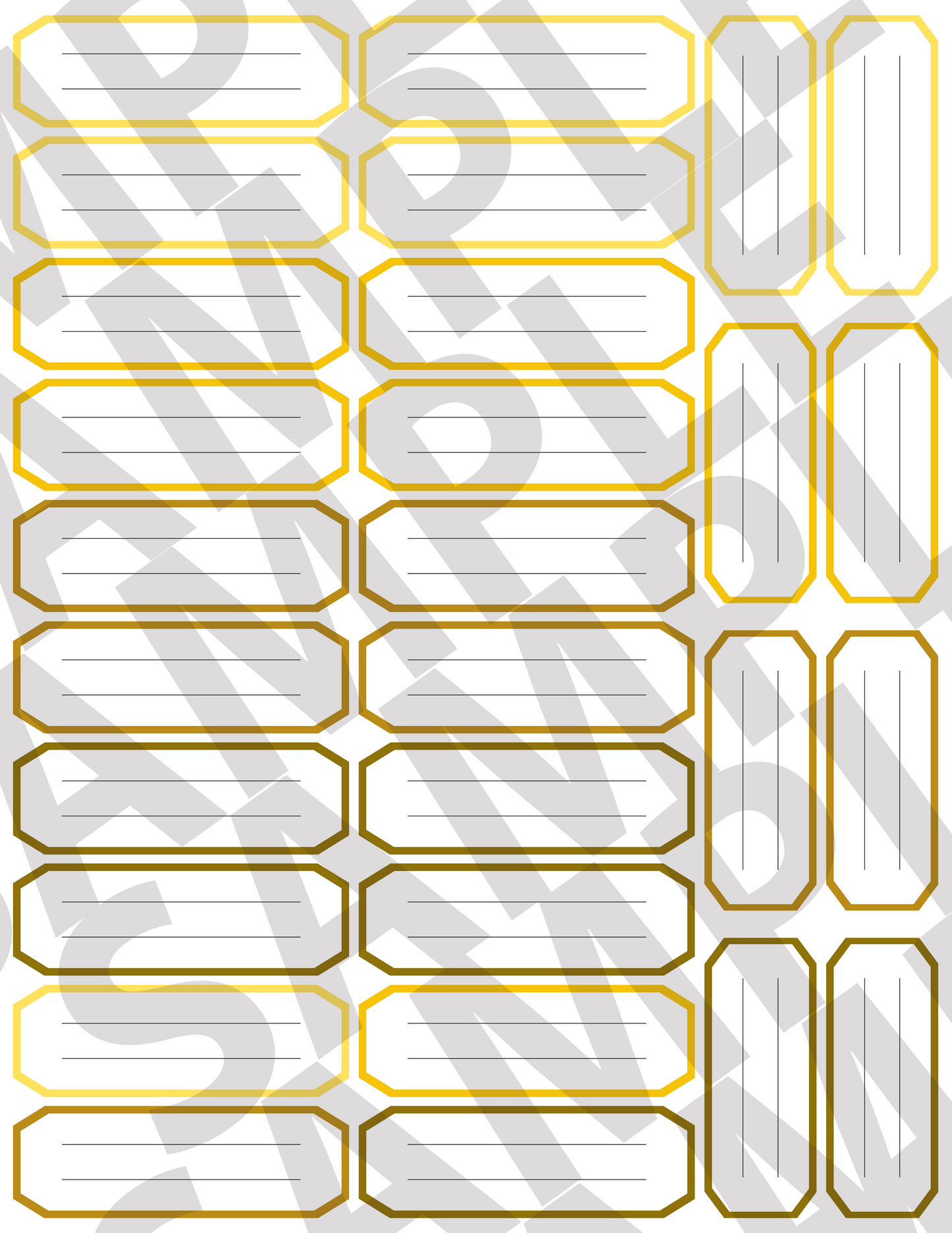 Journaling Labels