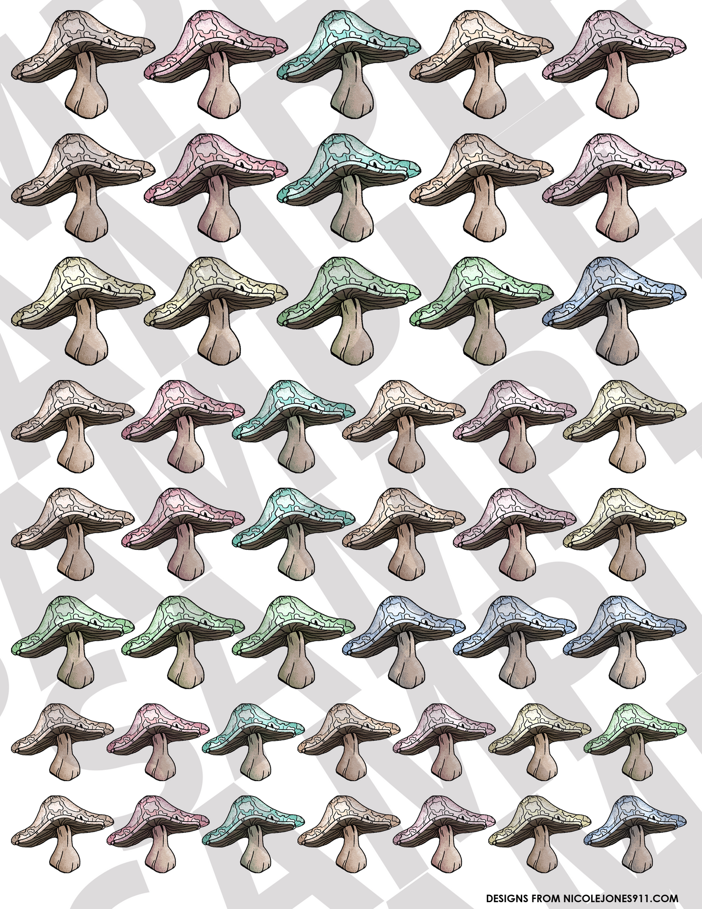 Small Mushrooms