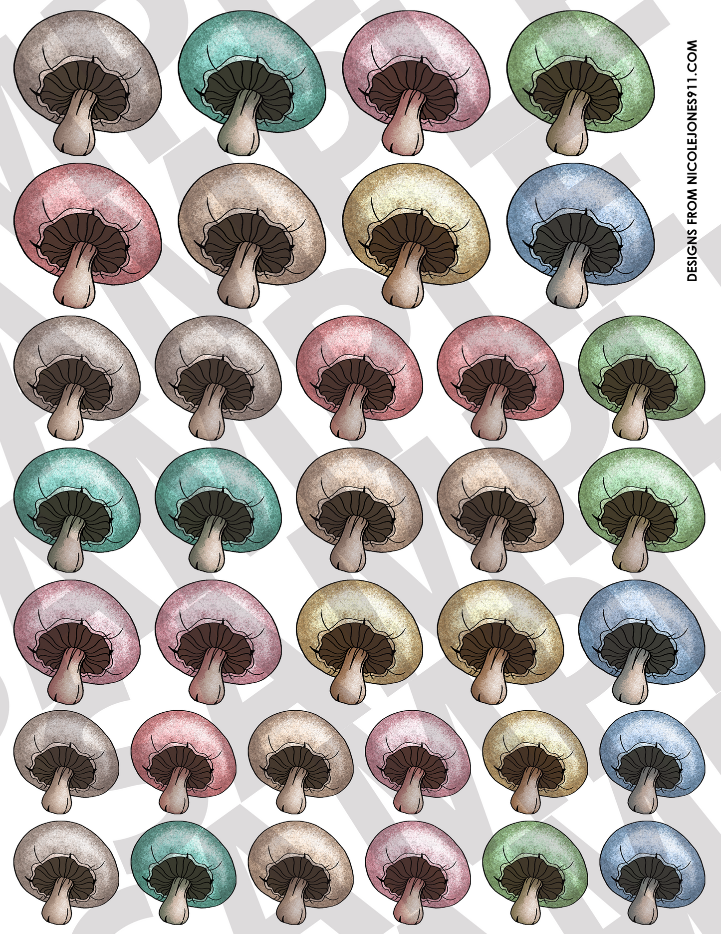 Small Mushrooms