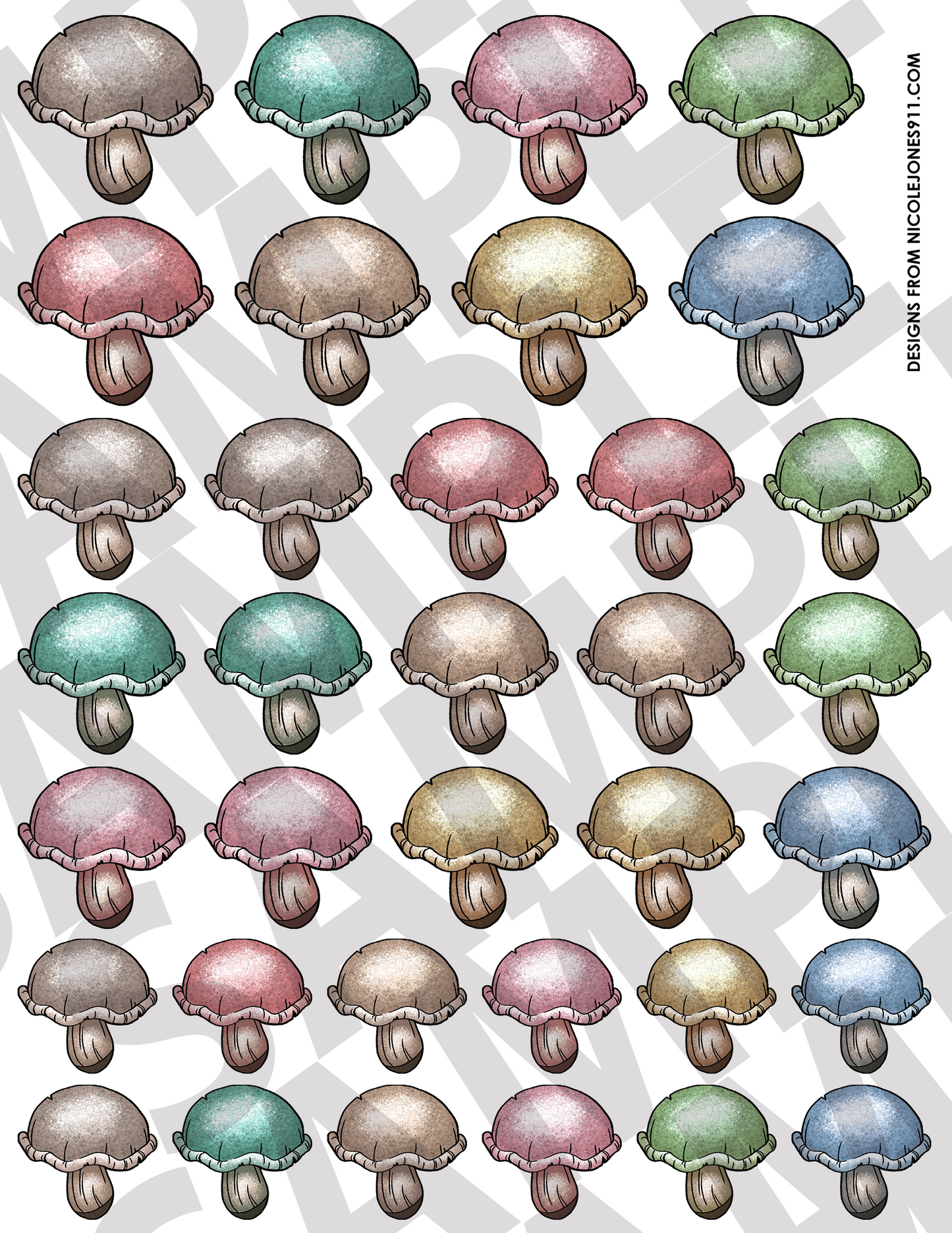 Small Mushrooms