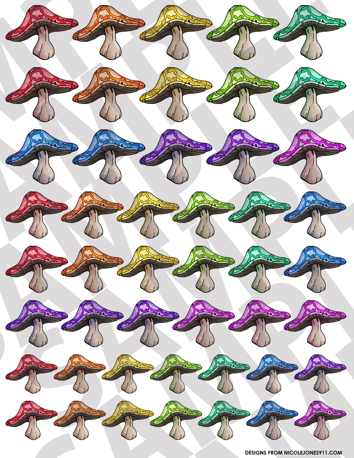 Small Mushrooms
