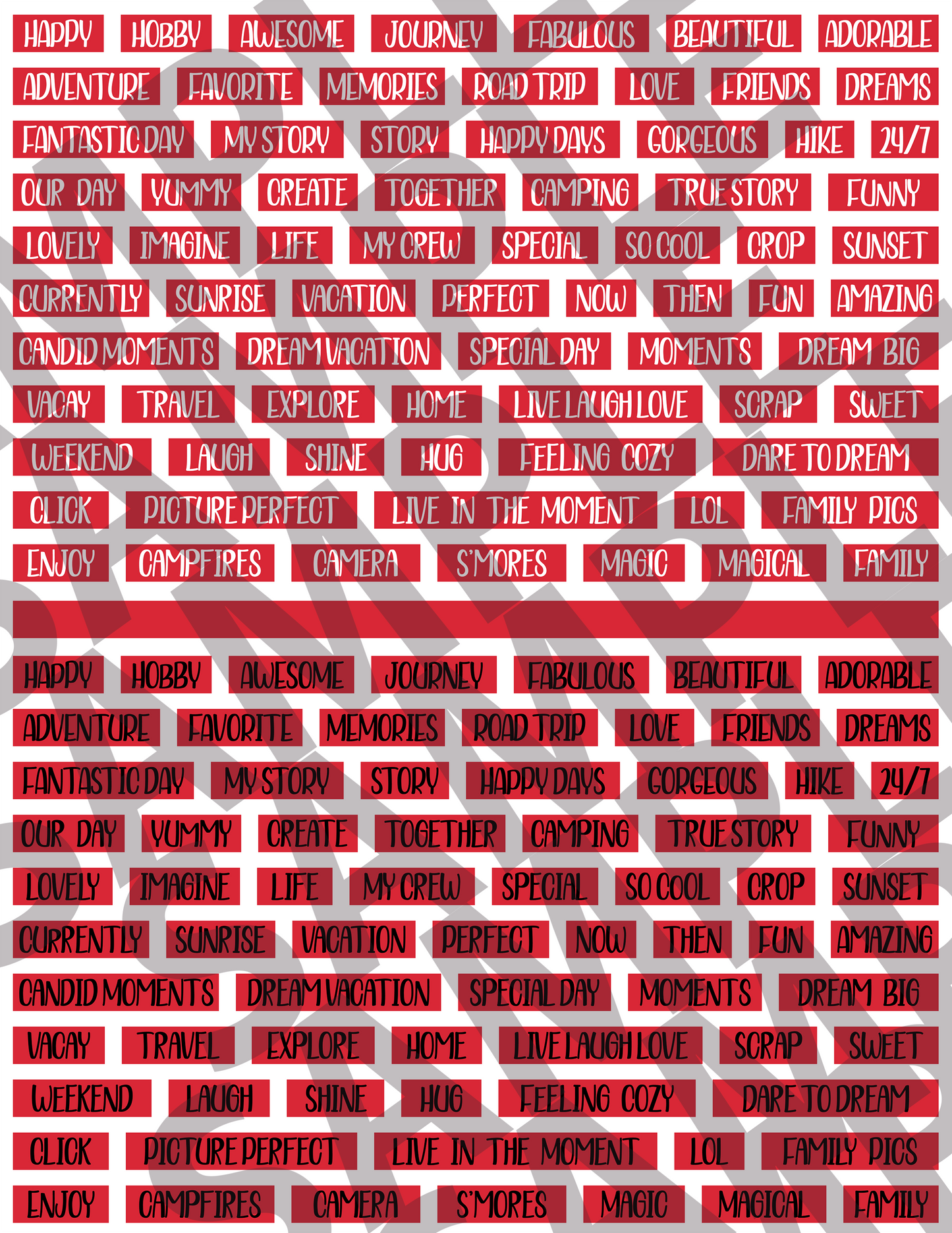 Scrapbooking Words