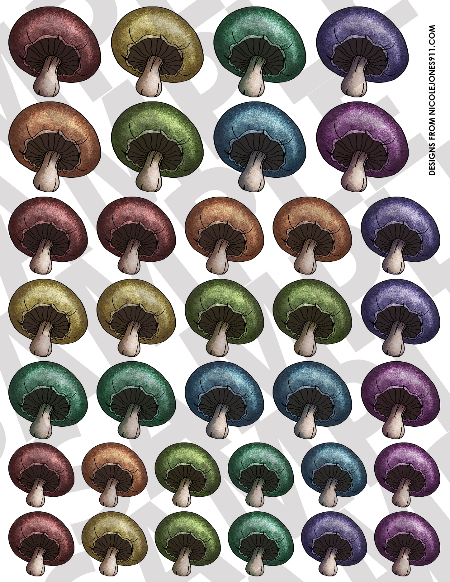 Small Mushrooms