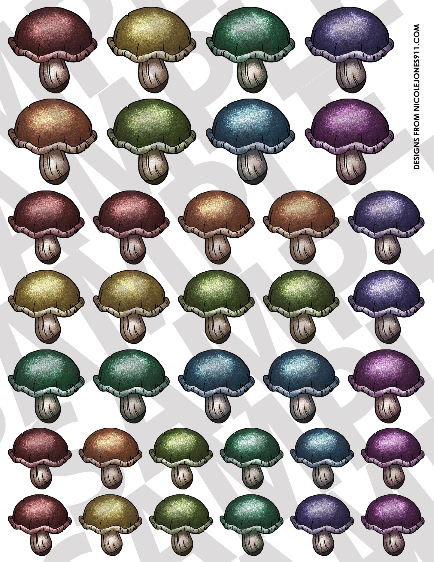 Small Mushrooms