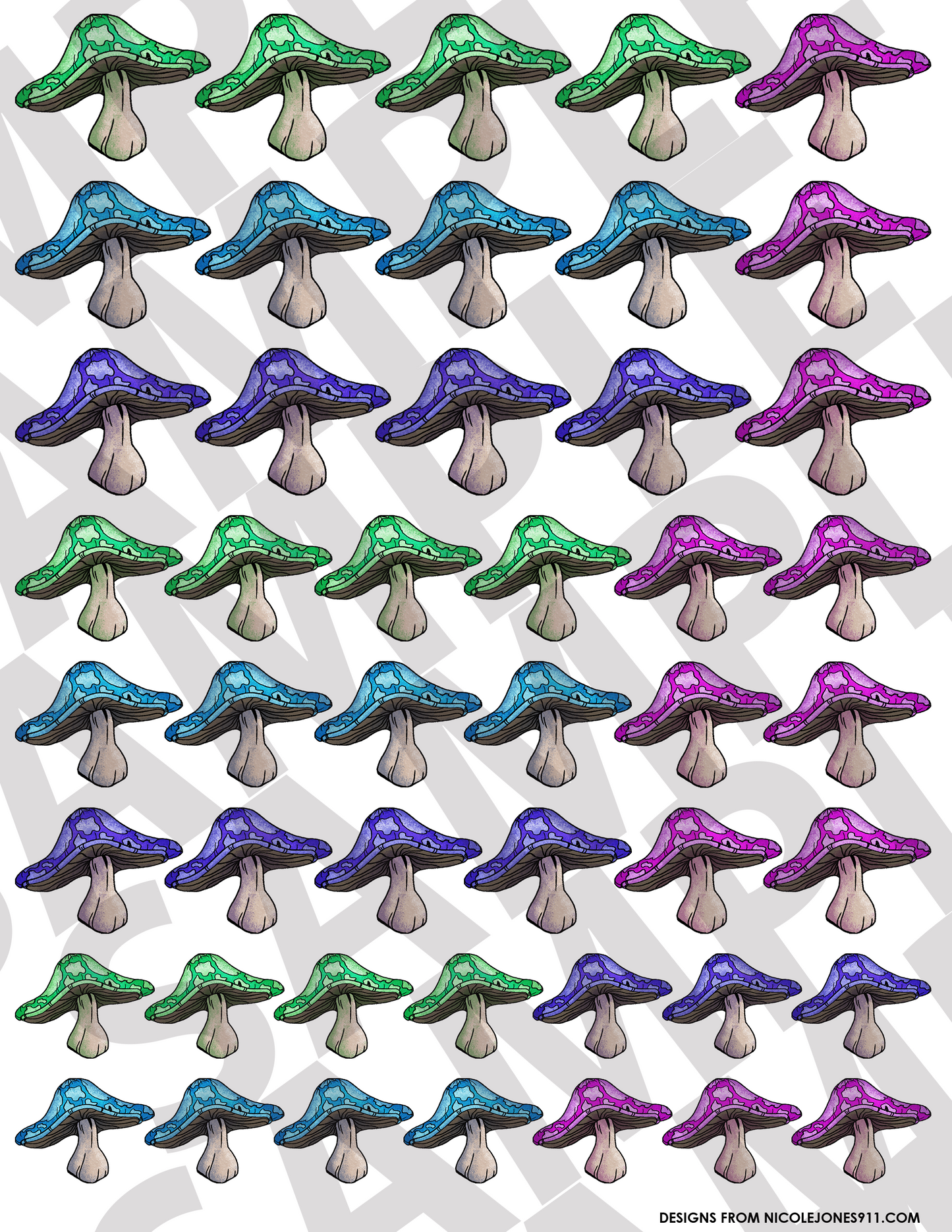 Small Mushrooms