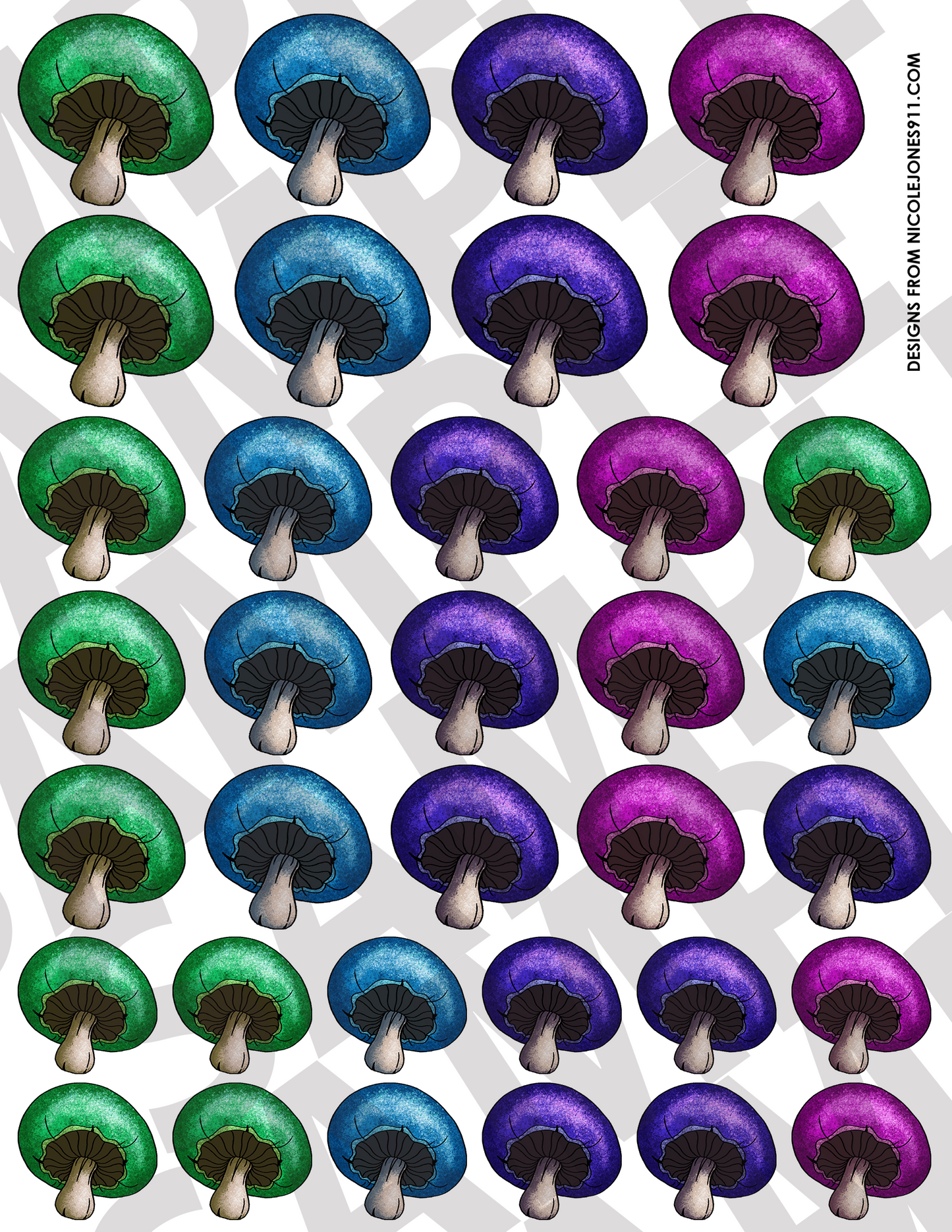 Small Mushrooms