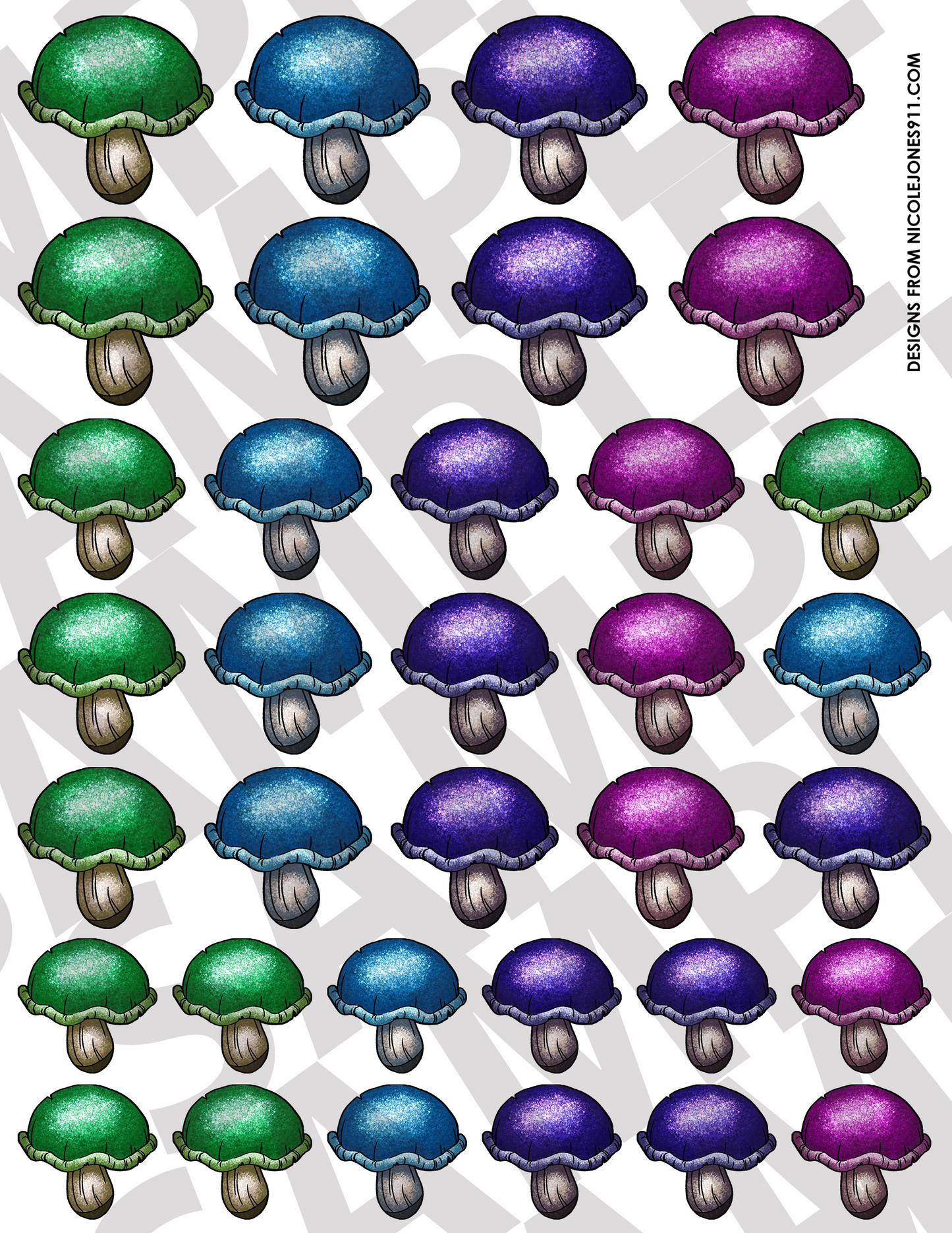 Small Mushrooms