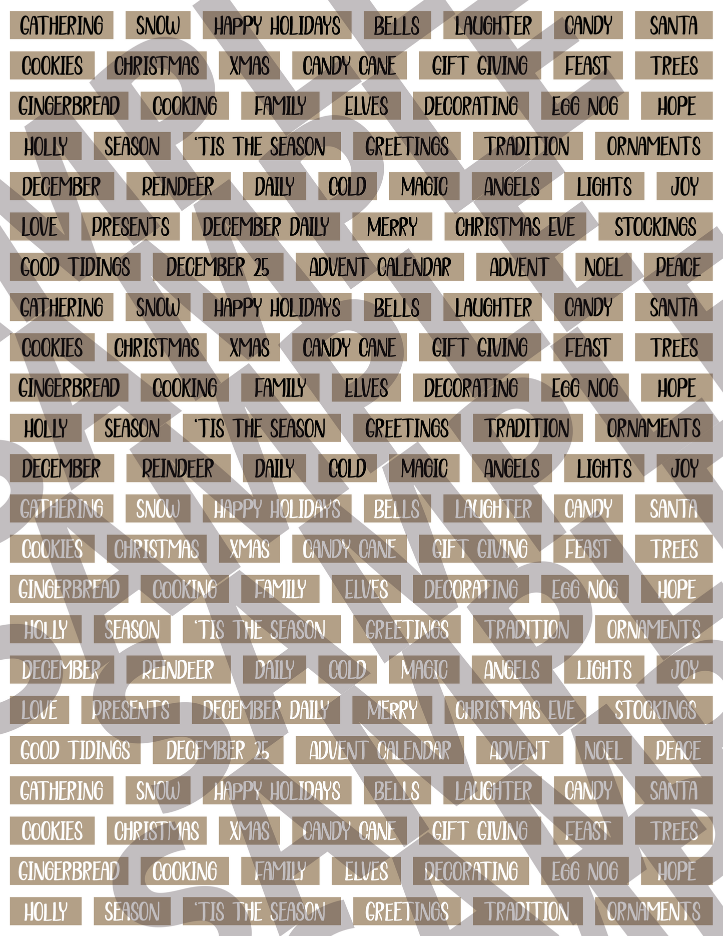 Christmas Words