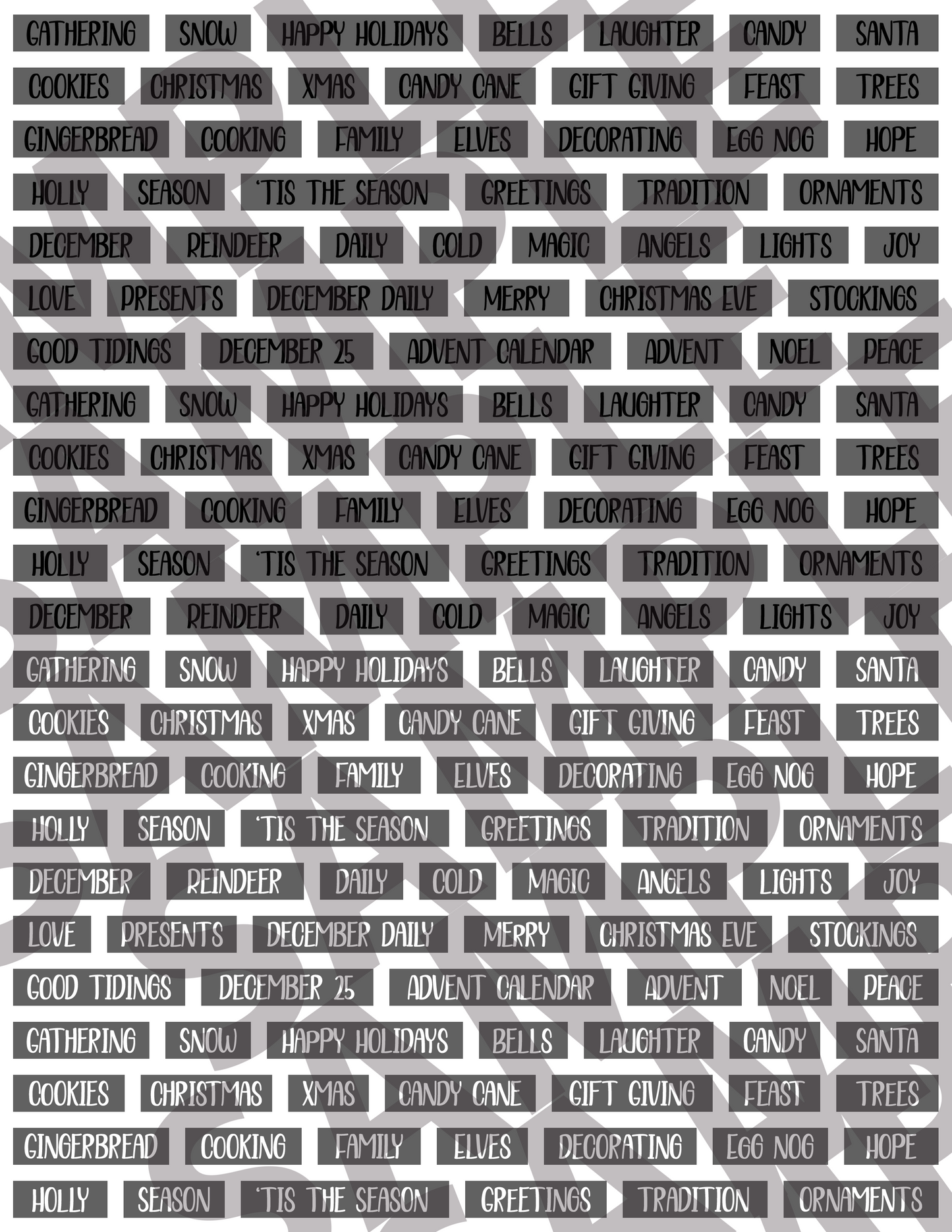 Christmas Words