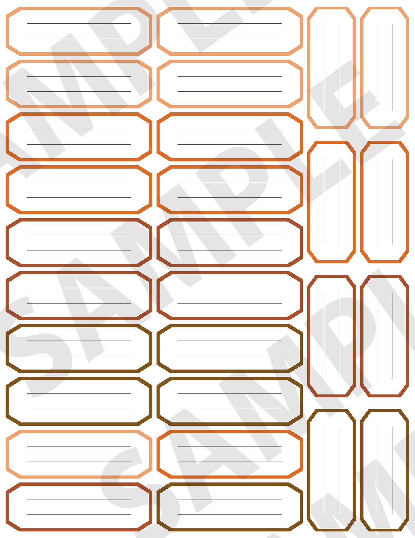 Journaling Labels