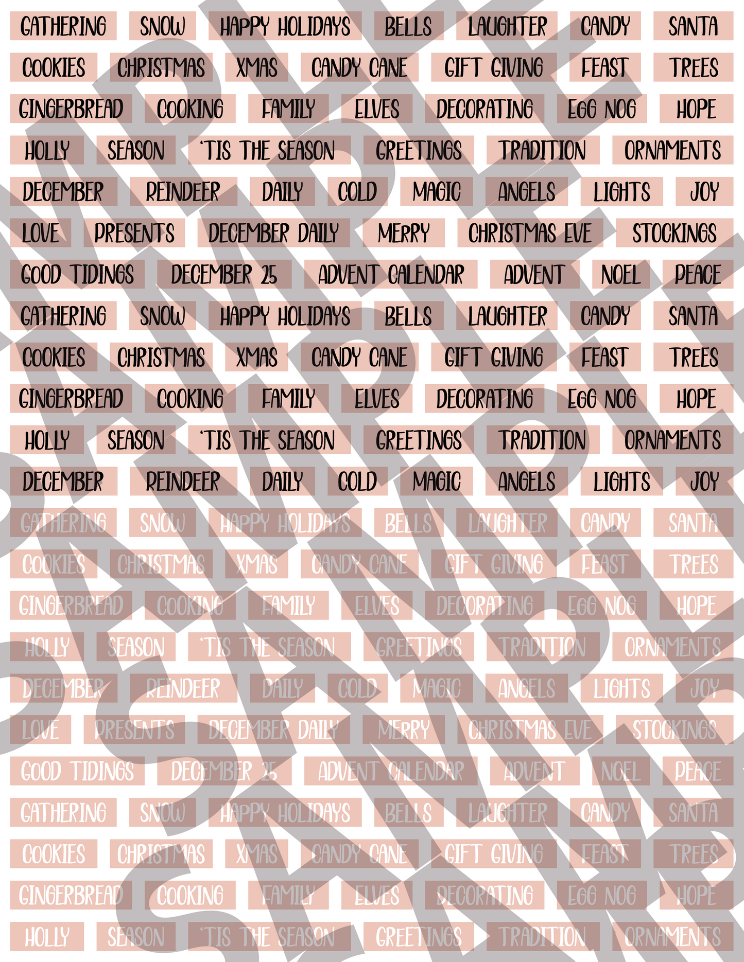 Christmas Words