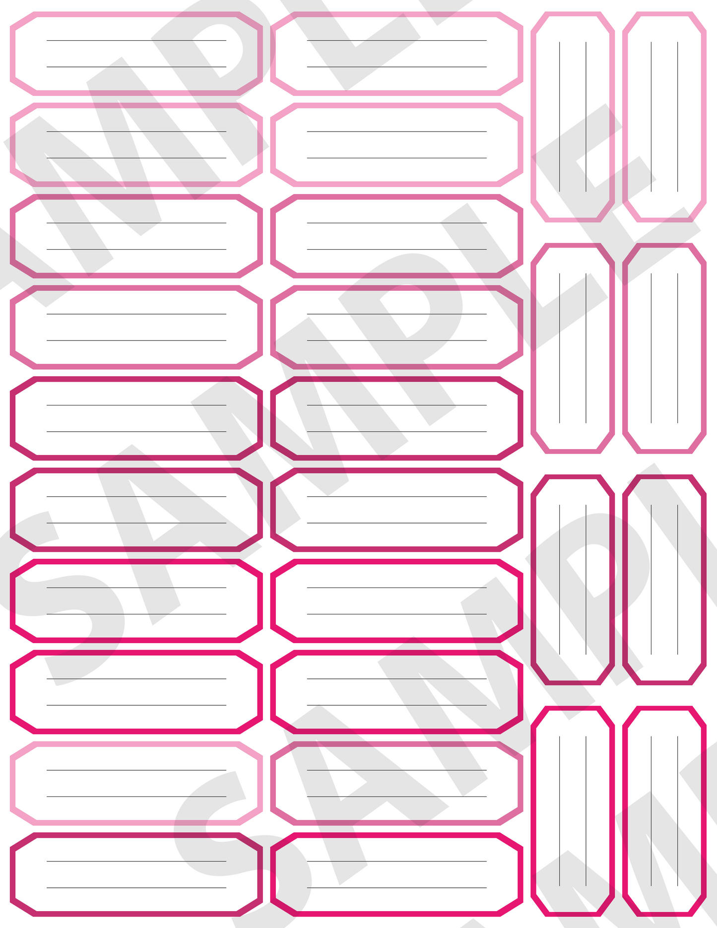 Journaling Labels