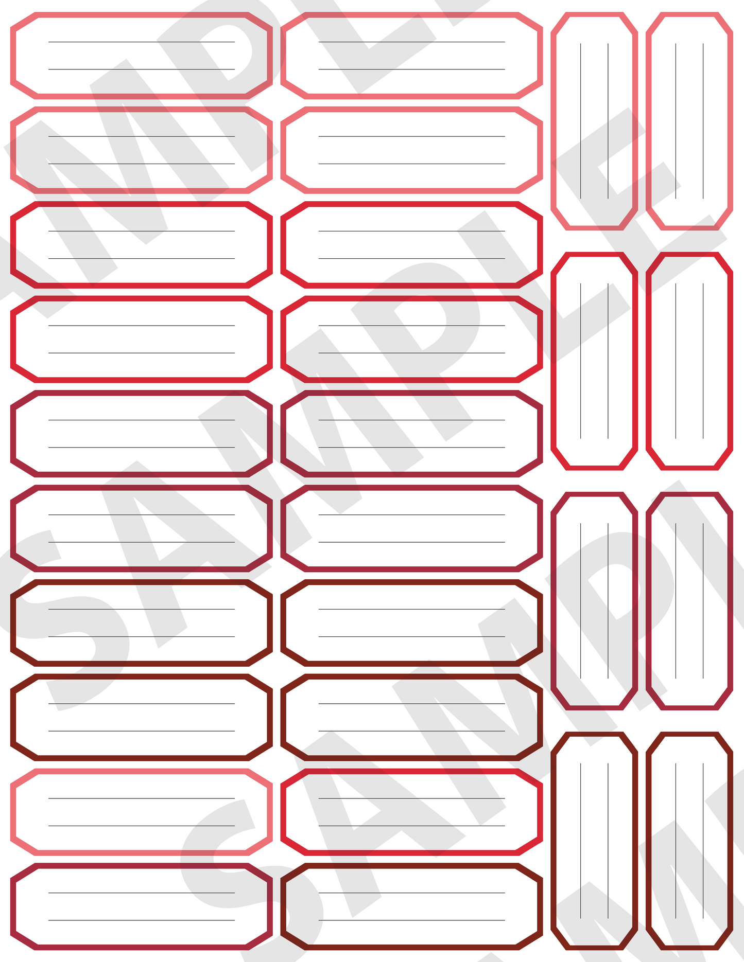 Journaling Labels