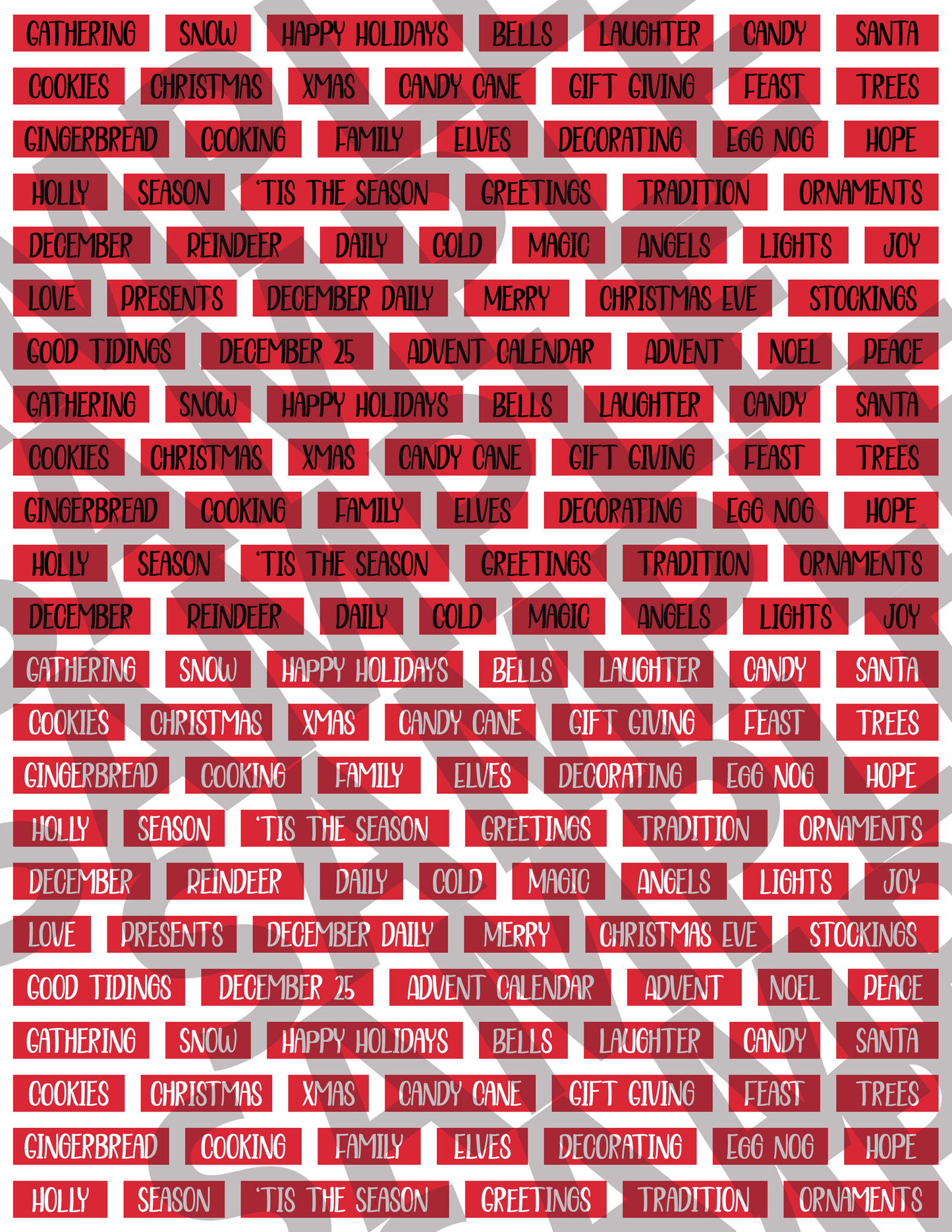 Christmas Words