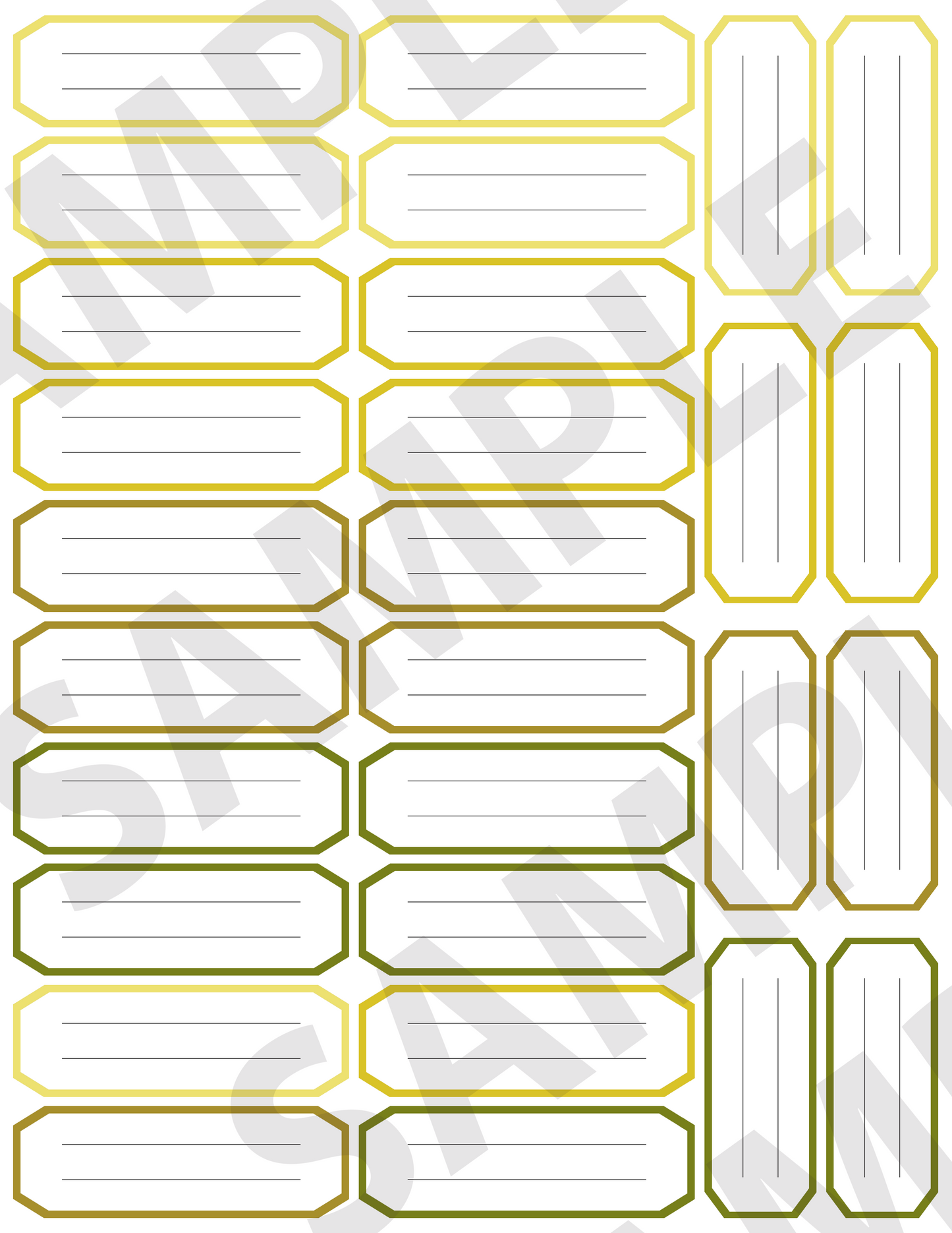 Journaling Labels